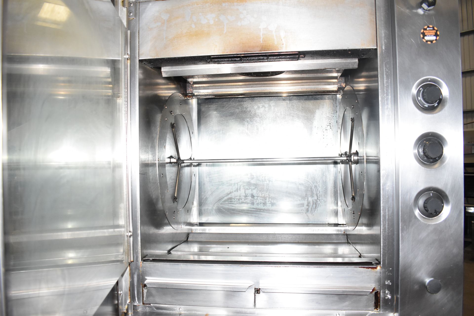 1 x Fri-Jado TDR8+8 Manual Chicken Rotisserie Double Oven - Holds 80 Chickens - CL453 - 3 Phase - Image 10 of 12