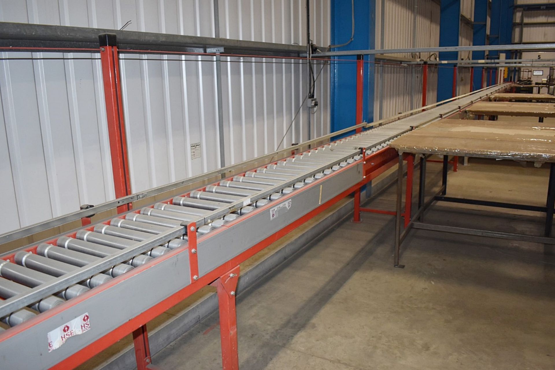 1 x Powered Conveyor Roller System - To Be Removed From Distribution Centre - Approx 140ft in Length - Image 10 of 22