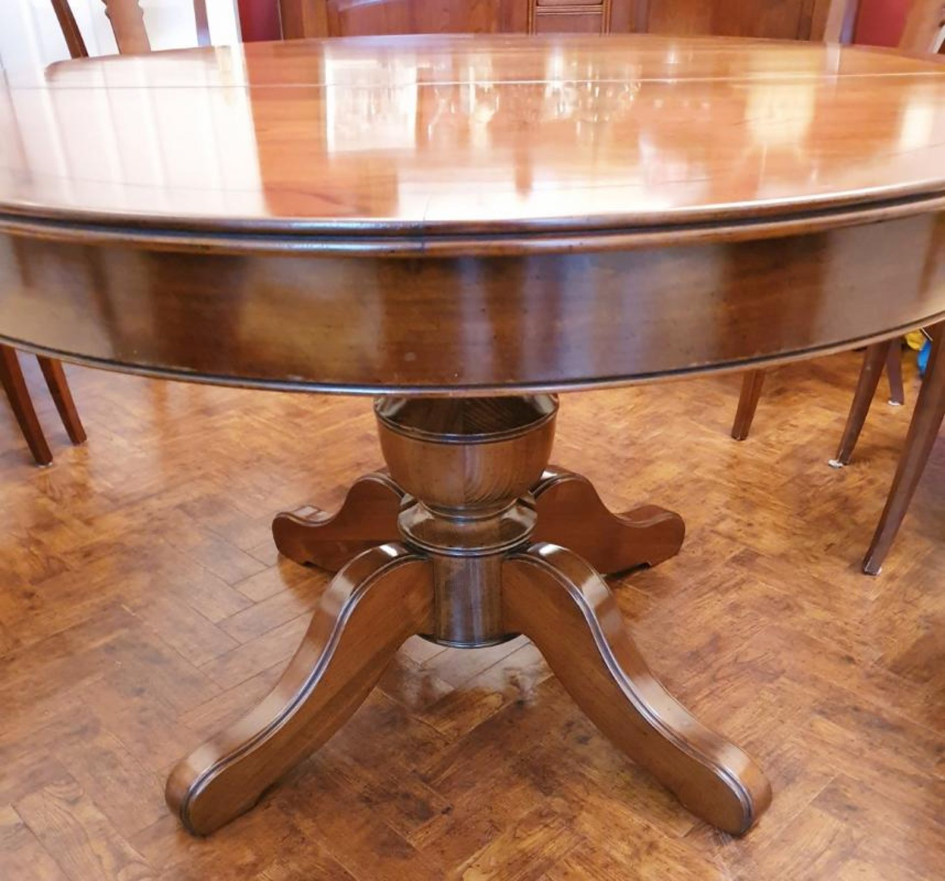 1 x GRANGE Dining Table in Solid Cherry Wood with 8 Matching Chairs - CL473 - Location: Bowdon WA14 - Image 15 of 18