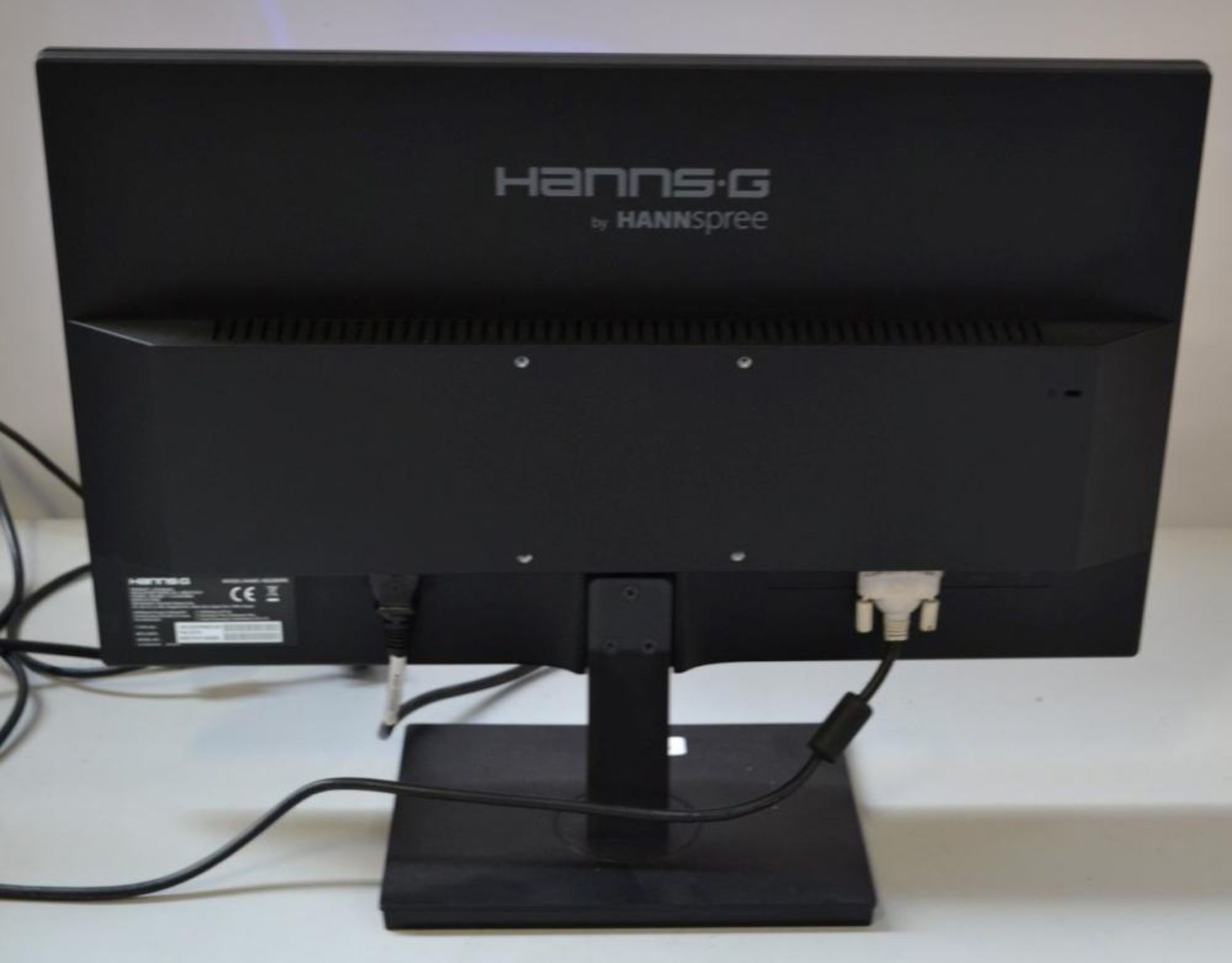 2 x HannsG HE225DPB 21.5" Full HD DVI LED PC Monitors - Ref J2225 - CL371 - Location: Altrincham - Image 2 of 4