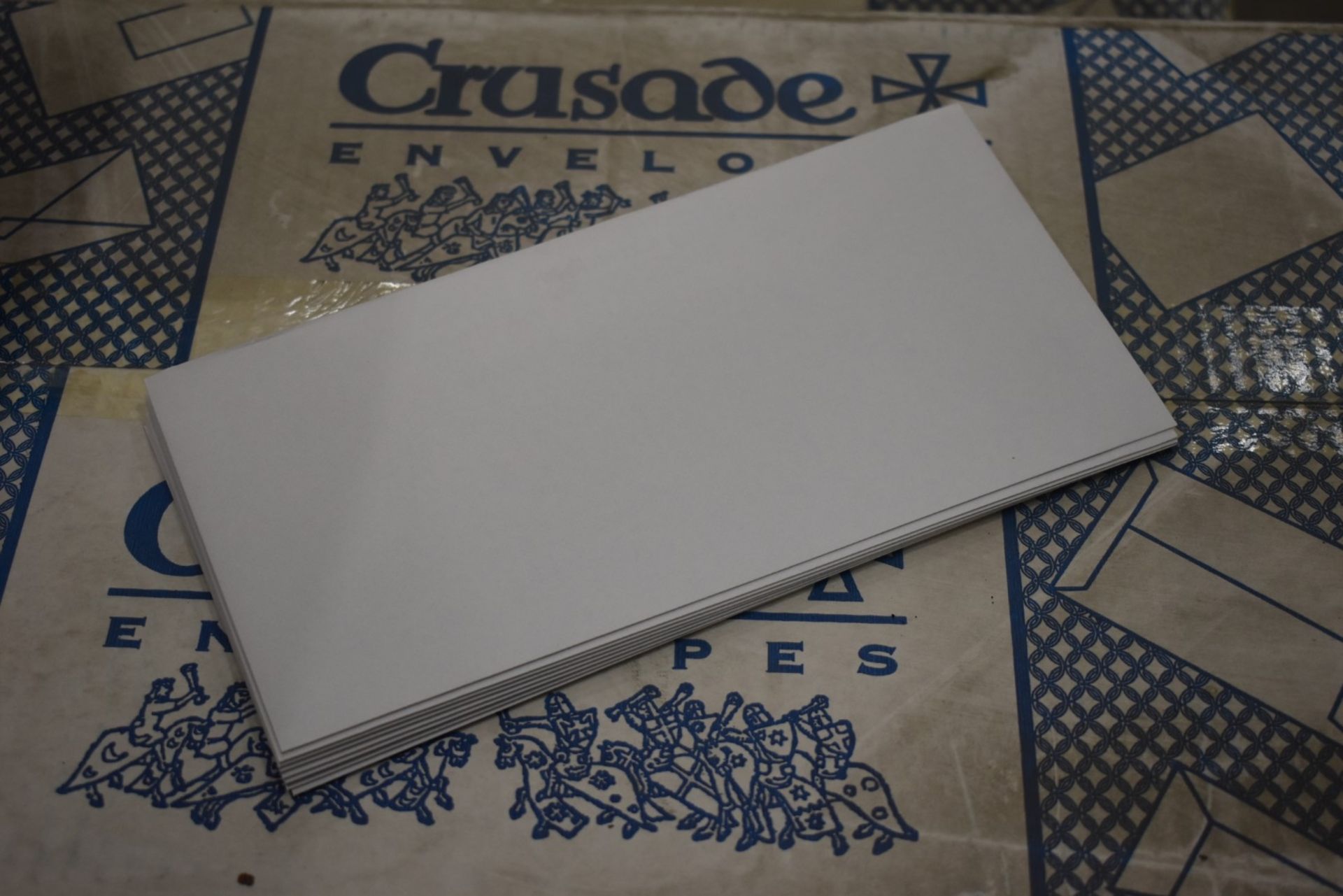 22 x Boxes of Crusade 90gsm Plain Gummed White Envelopes - Each Box Contains 1,000 Envelopes - Ref