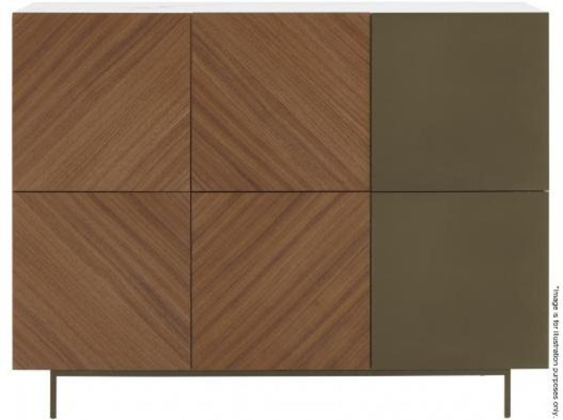 1 x LIGNE ROSET 'Book And Look' 6-Door Sideboard With Bronzed Fronts - Dimensions: H120 x 45 x 157cm - Image 10 of 11