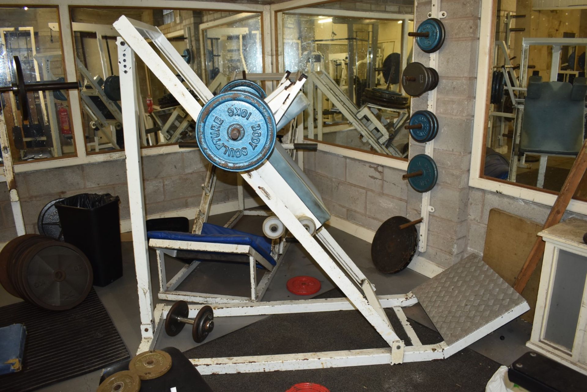 Contents of Bodybuilding and Strongman Gym - Includes Approx 30 Pieces of Gym Equipment, Floor Mats, - Image 45 of 95