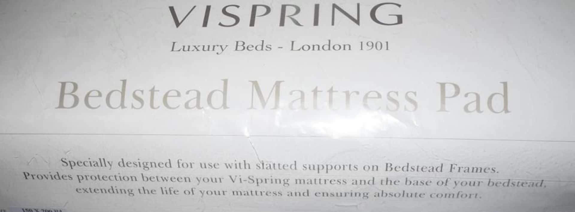 1 x VISPRING Beadstead Kingsize Mattress Pad - Dimensions: 150x200cm - New & Sealed - RRP £151.00 - Image 4 of 6