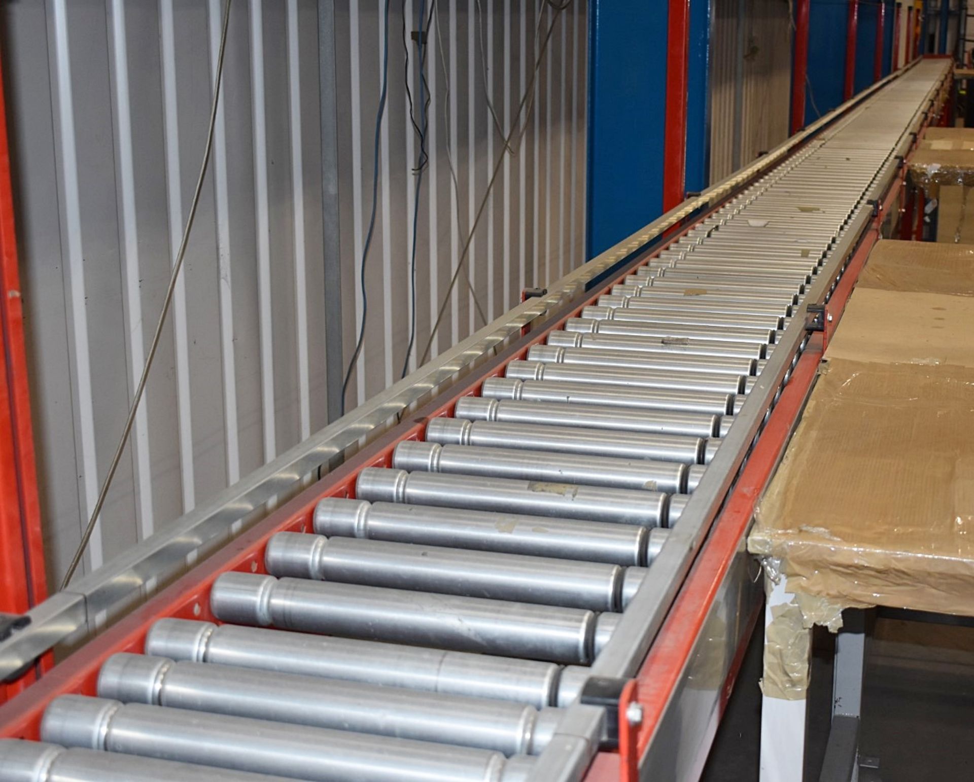 1 x Powered Conveyor Roller System - To Be Removed From Distribution Centre - Approx 140ft in Length - Image 13 of 22