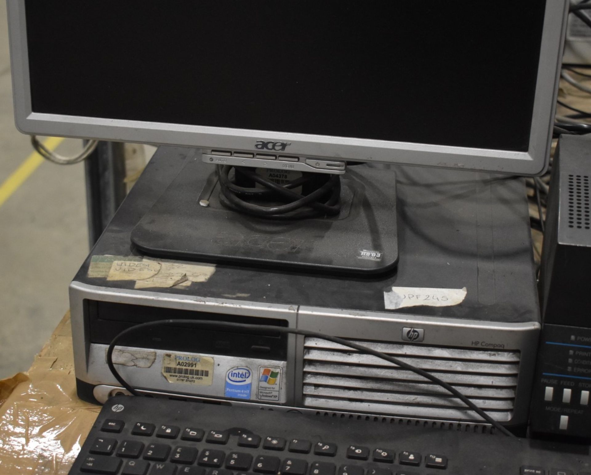 1 x Assorted Lot of Computer Equipment - Includes 1 x Desktop PC, 1 x Monitor, 1 x Laser Printer and - Image 4 of 4