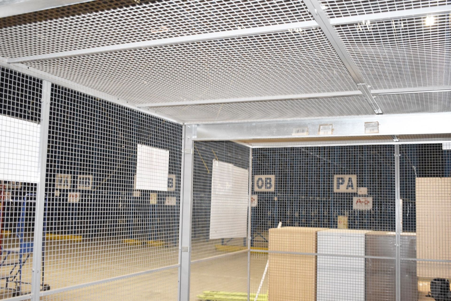 1 x Security Cage Enclosure For Warehouses - Ideal For Storing High Value Stock or Hazardous Goods - - Image 9 of 12