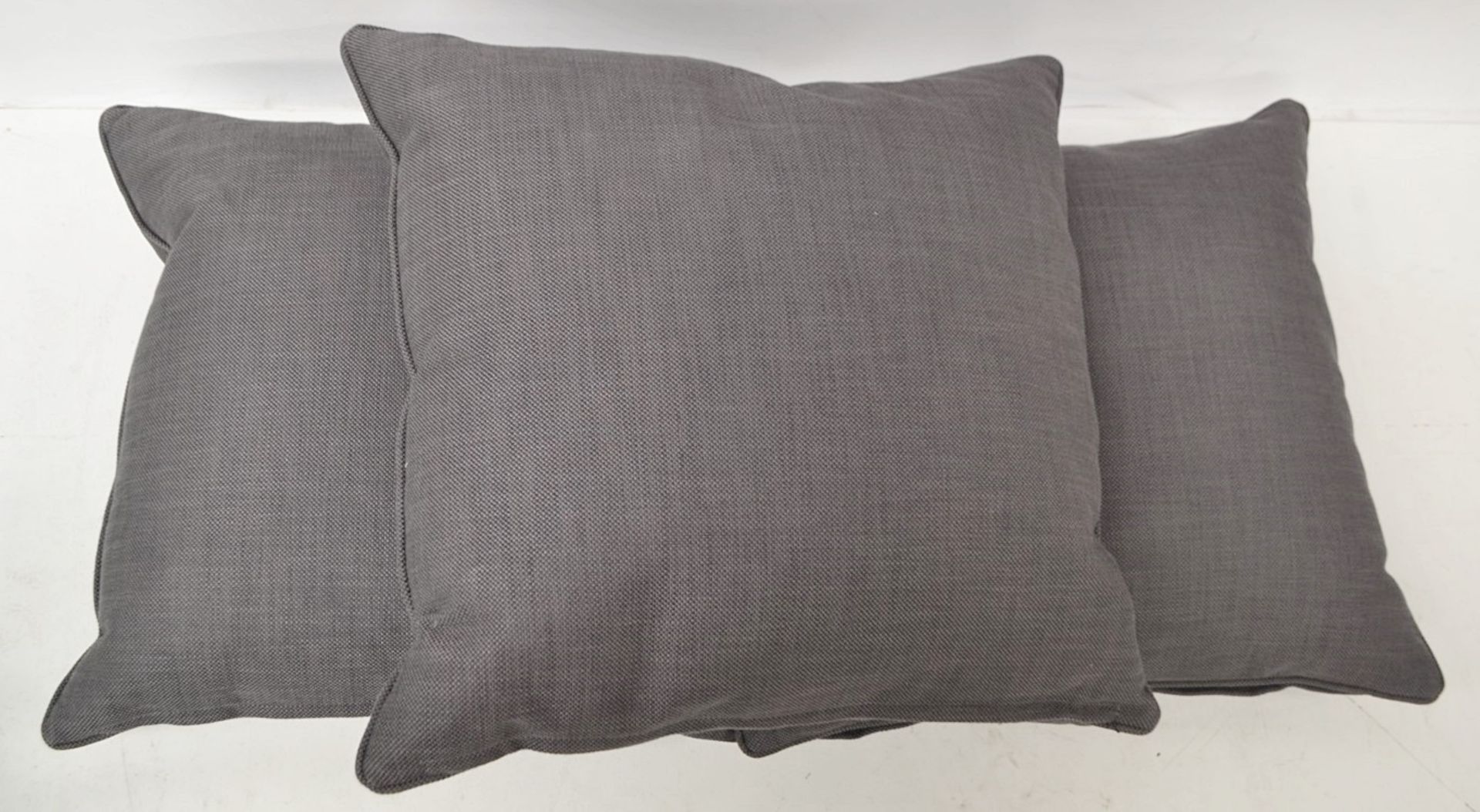 3 x Duresta 'Ledbury' Luxury Handcrafted Down-filled Scatter Cushions - Dimensions: 58 x58cm