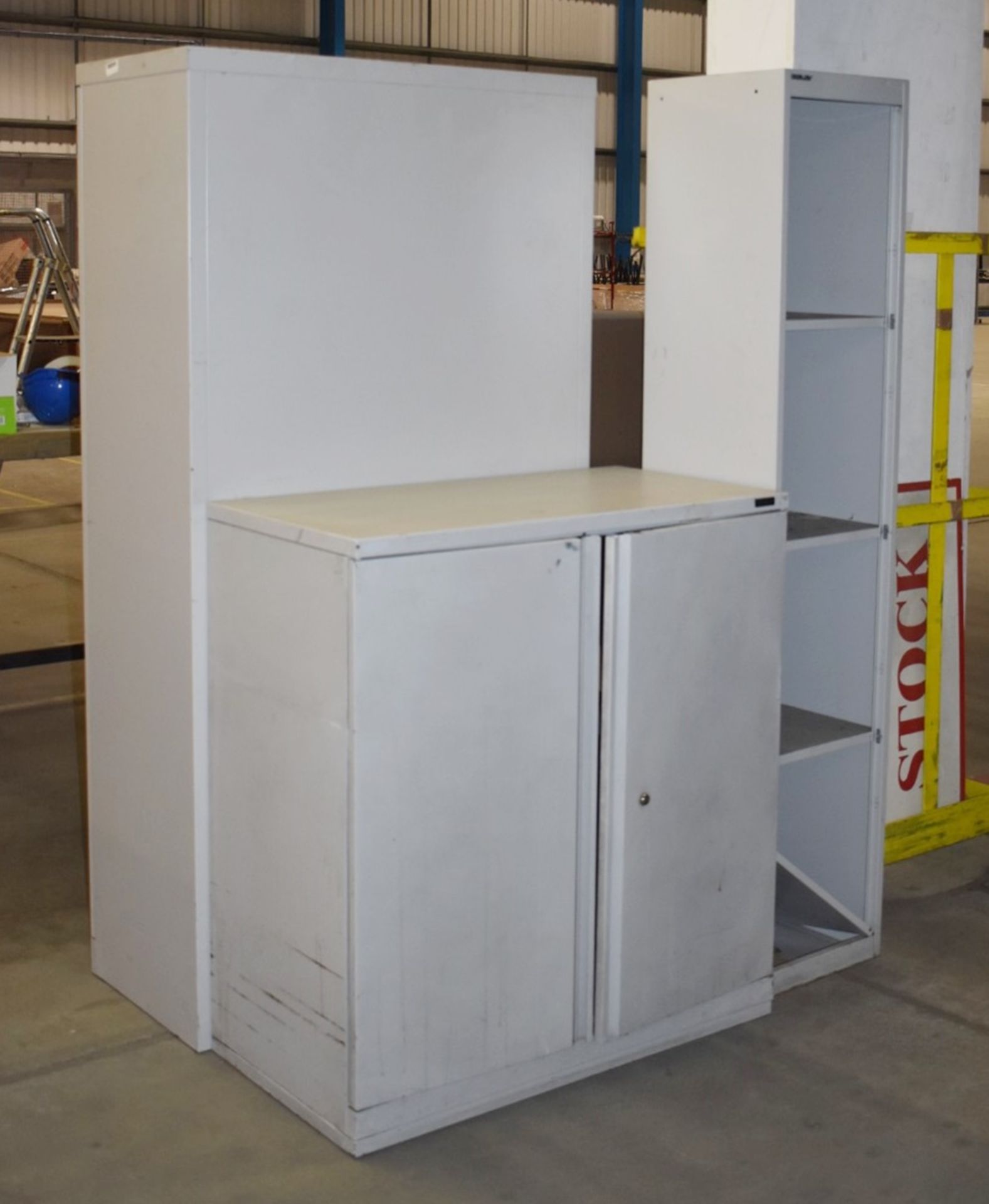 4 x Assorted Metal Office Storage Cabinets - Ref FE205 WH - CL480 - Location: Nottingham NG15THIS IS - Image 2 of 2