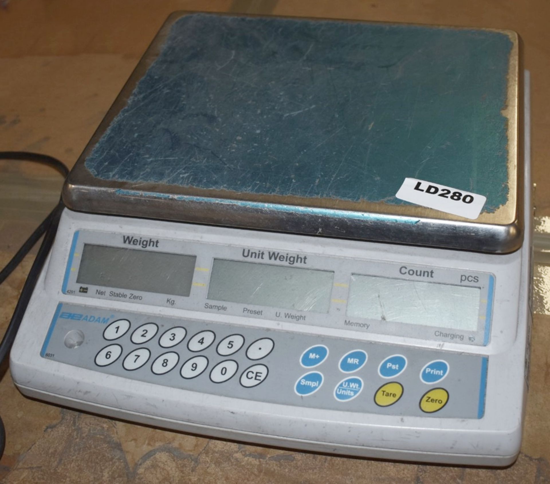 1 x Adam Equipment Electronic Weighing Scales - Ref LD280 - CL480 - Location: Nottingham NG15