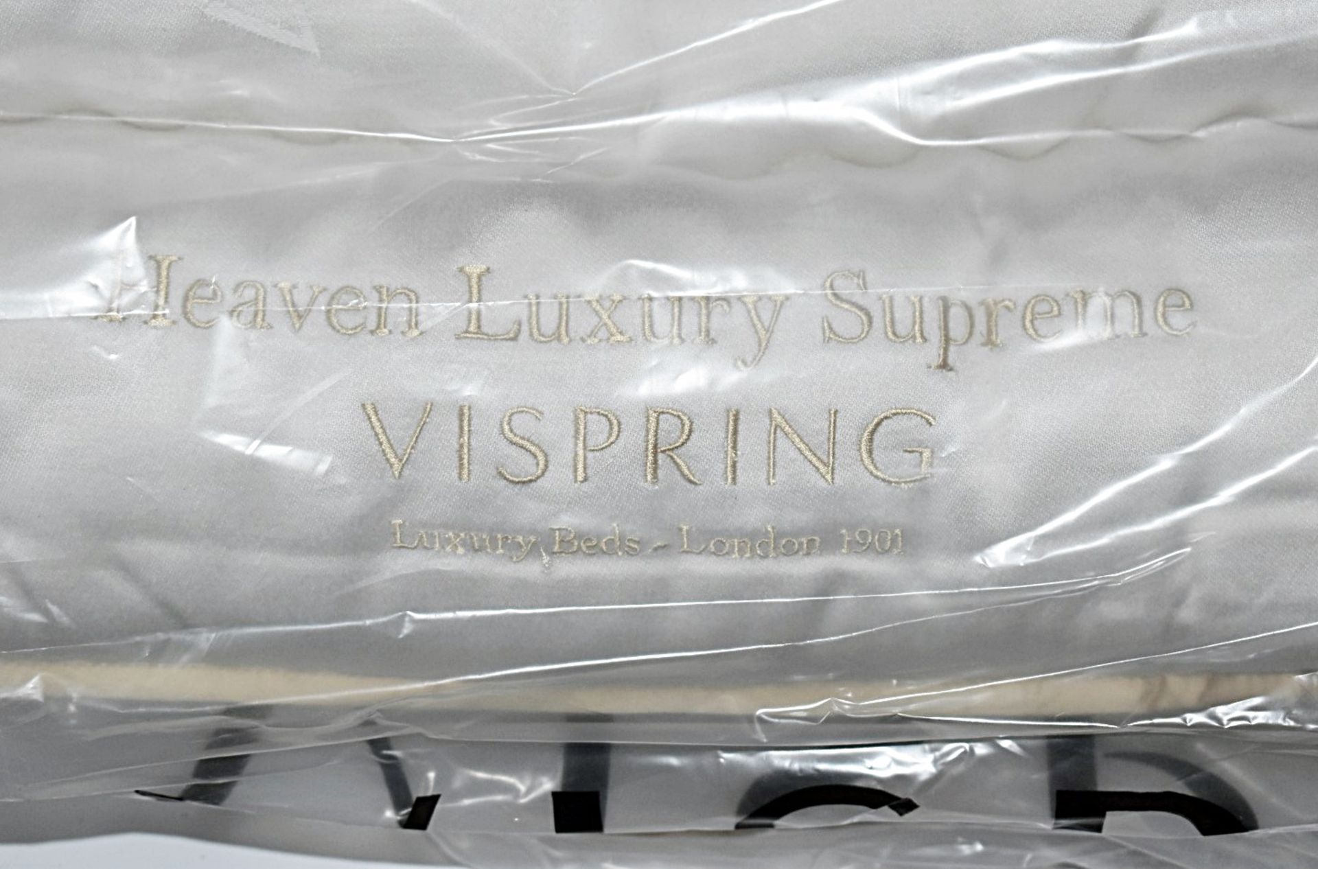 1 x VISPRING 'Bedstead Supreme' Small Emperor Mattress With Heaven Luxury Supreme Topper - 202x200cm - Image 7 of 10