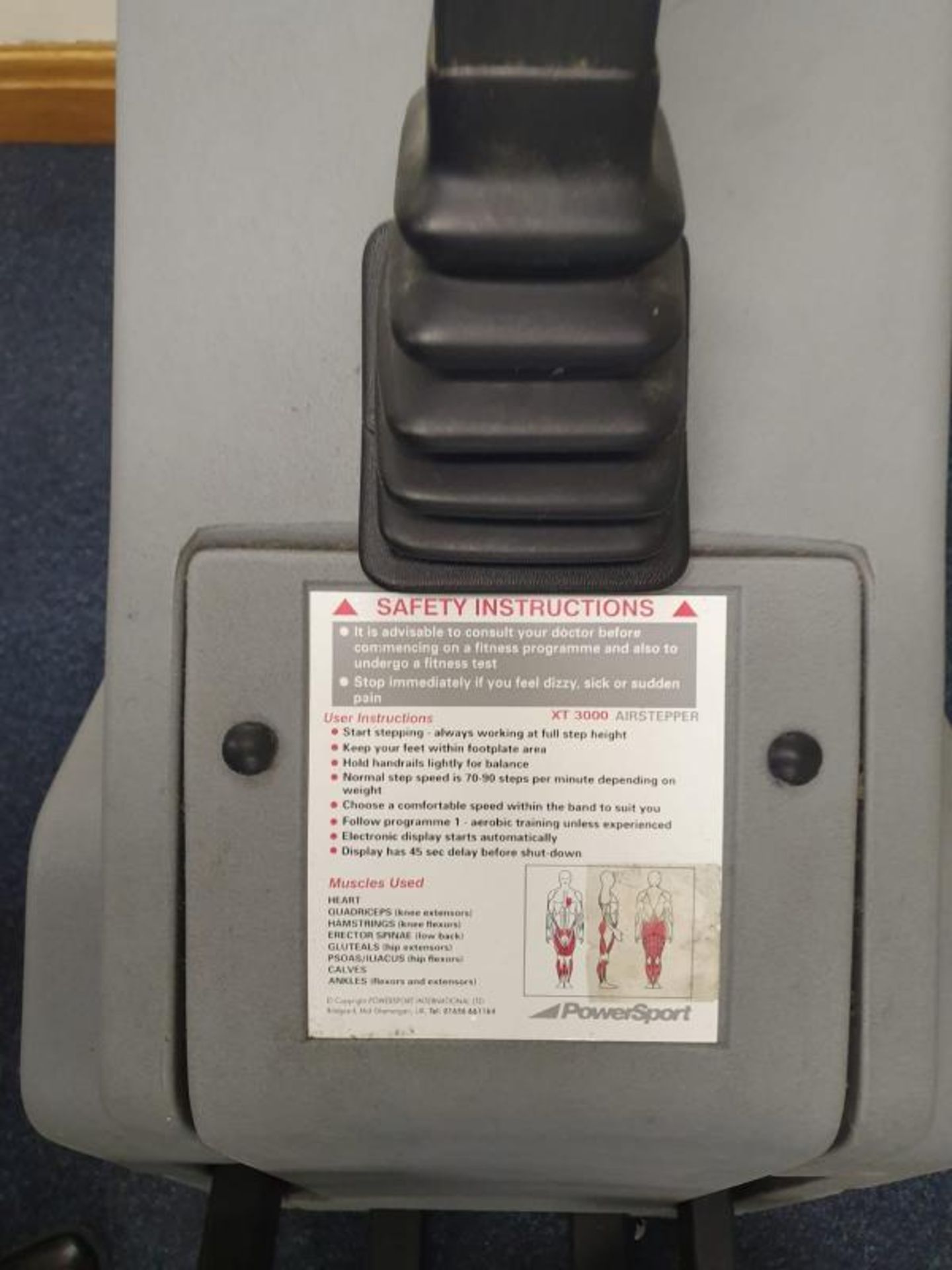 1 x Power Sport XT300 Air Stepper Excercise Machine - Professional Gym / Sports Equipment - CL468 - - Image 7 of 7