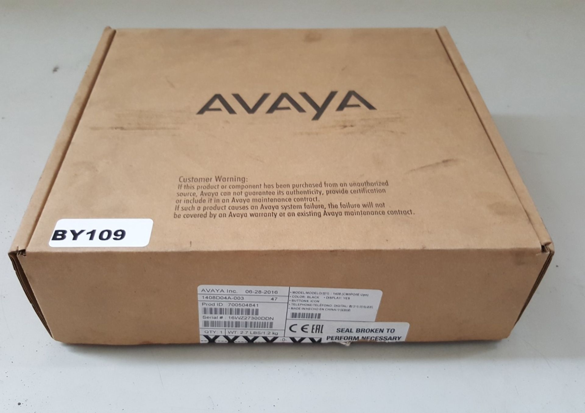 1 x NEW Avaya 1408 Digital Office Phones - 700504841 - Ref BY109