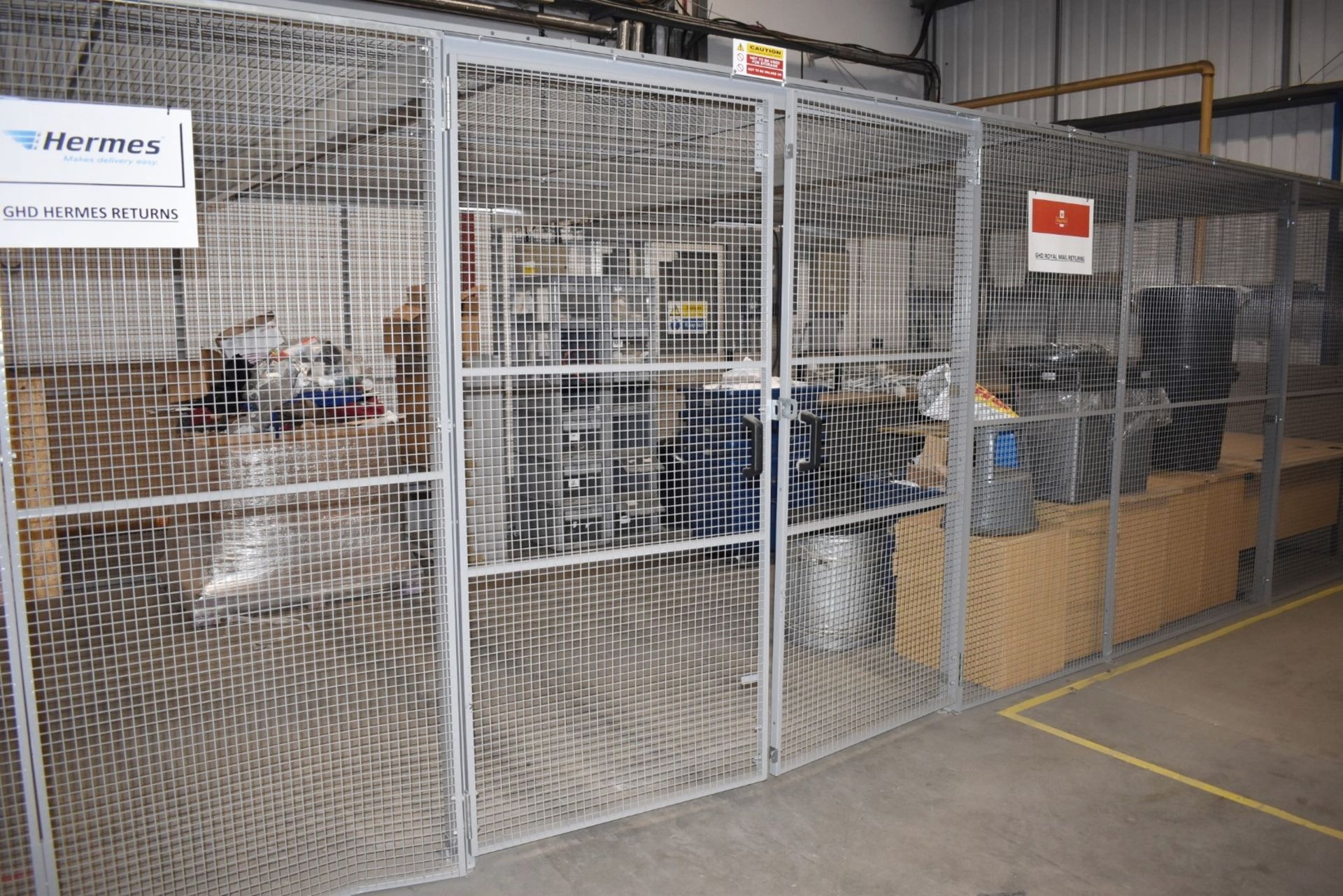 1 x Security Cage Enclosure For Warehouses - Ideal For Storing High Value Stock or Hazardous Goods - - Image 4 of 12