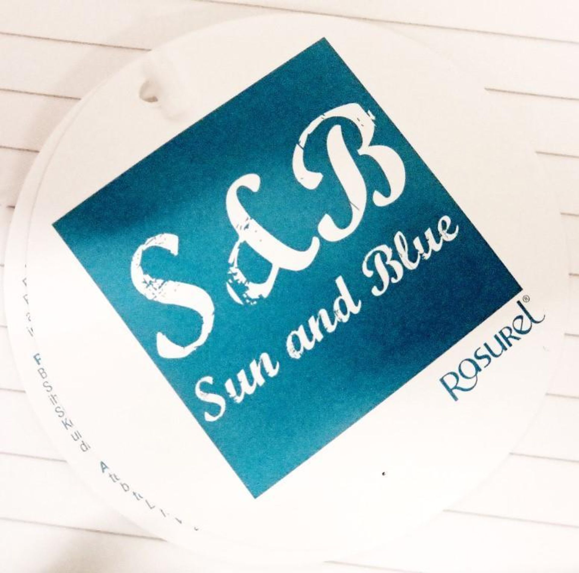 1 x Rasurel - Sun and Blue Swimsuit - B20531 Passiflore Size 2 - UK 32 - Fr 85 - EU/Int 70 - Ref: JR - Image 6 of 7