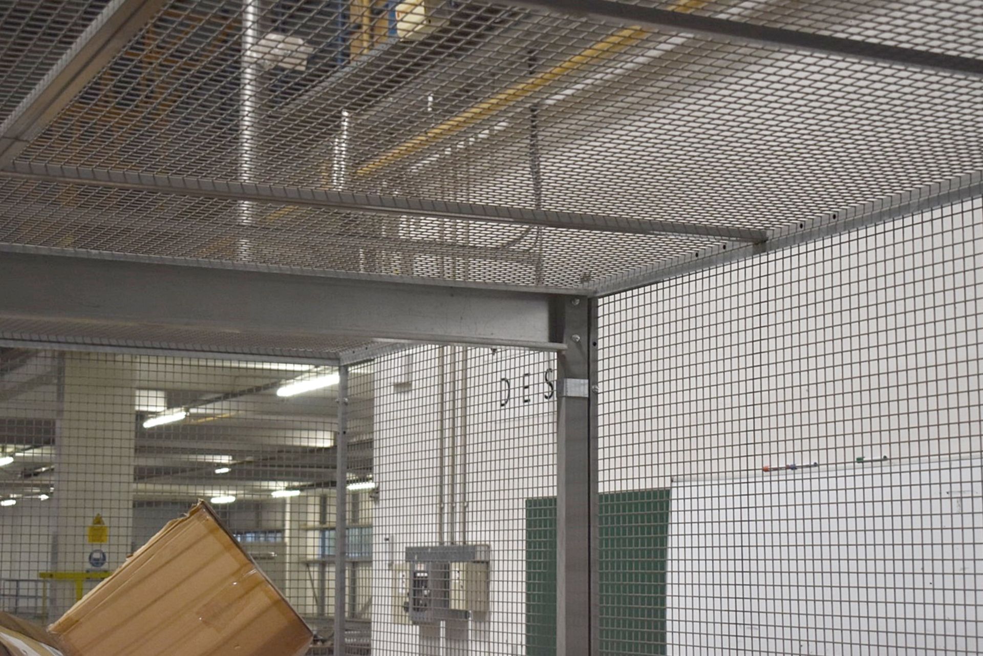 1 x Security Cage Enclosure For Warehouses - Ideal For Storing High Value Stock or Hazardous Goods - - Image 8 of 12
