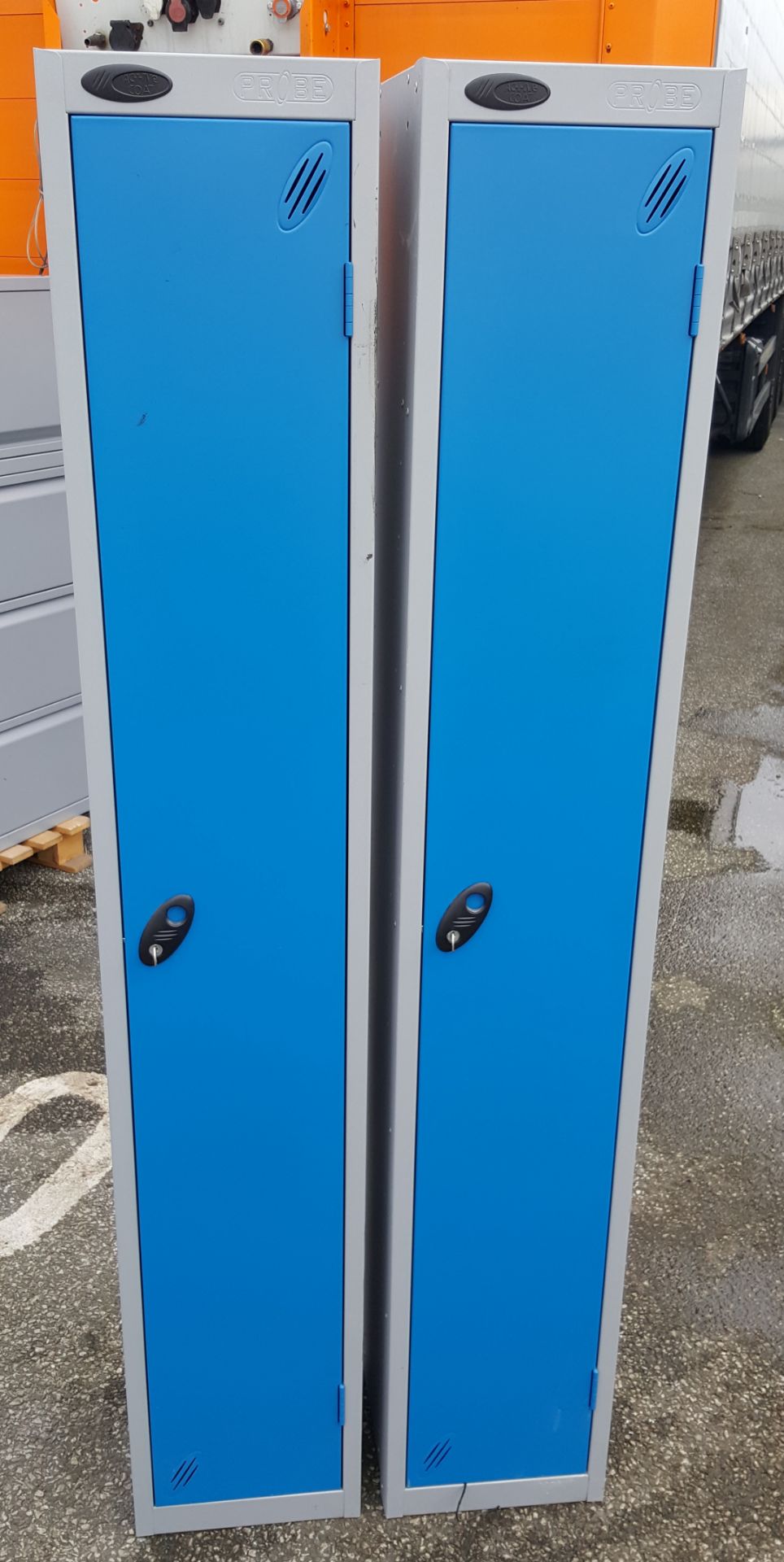 Tall Metal Single Door Lockers - REF:CBU61 - CL011 - Location: Altrincham WA14 - Image 2 of 6