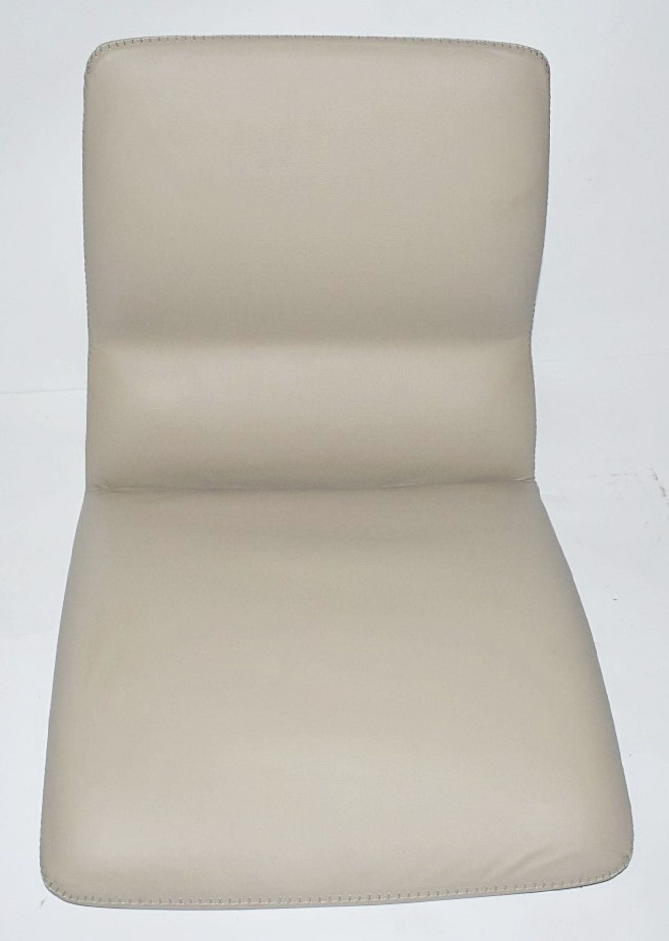 1 x CATTELAN ITALIA 'Vita' Leather Upholstered Swivel Office Chair (Seat Only) - Colour: Fawn - Image 2 of 9