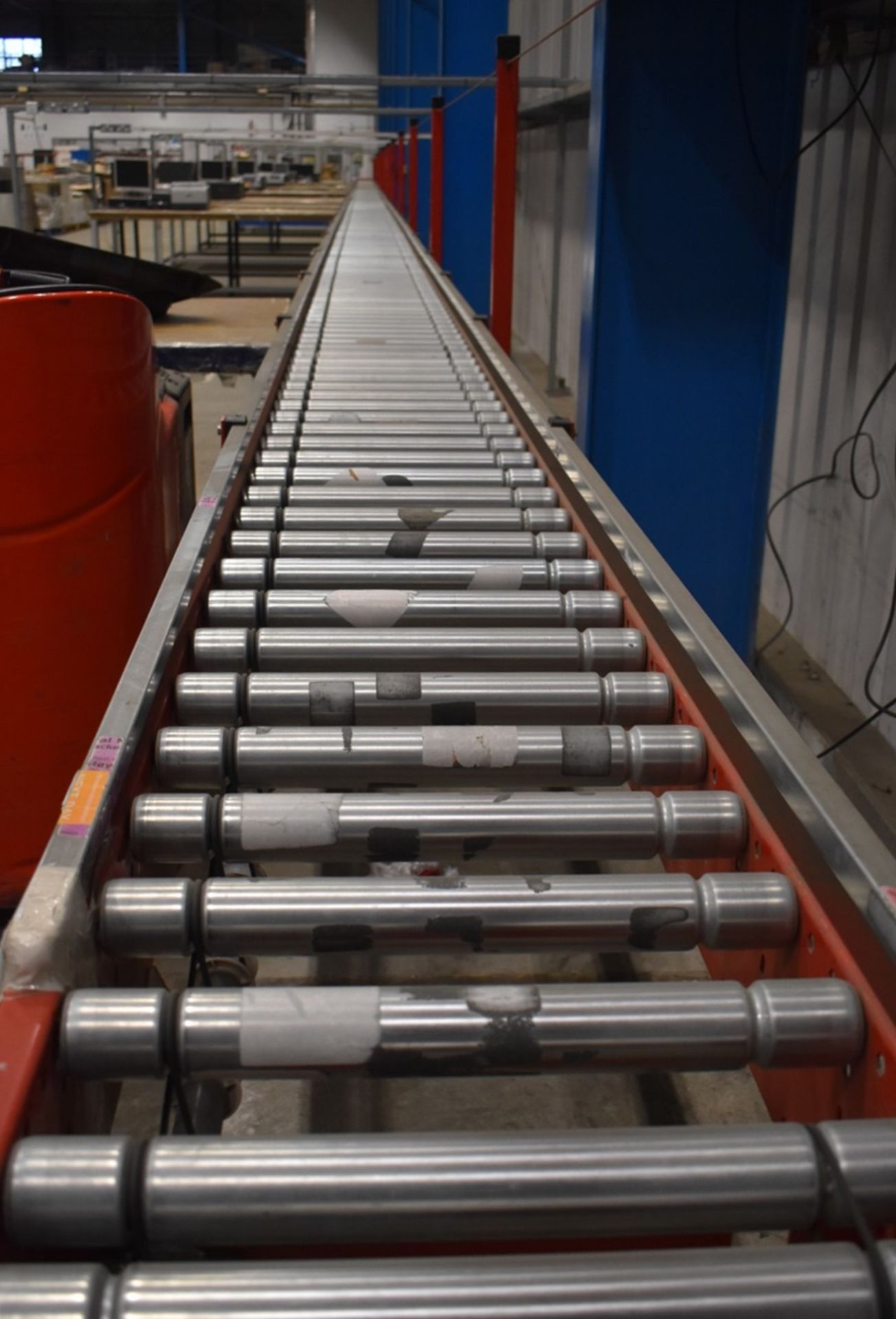 1 x Powered Conveyor Roller System - To Be Removed From Distribution Centre - Approx 140ft in Length - Image 17 of 22