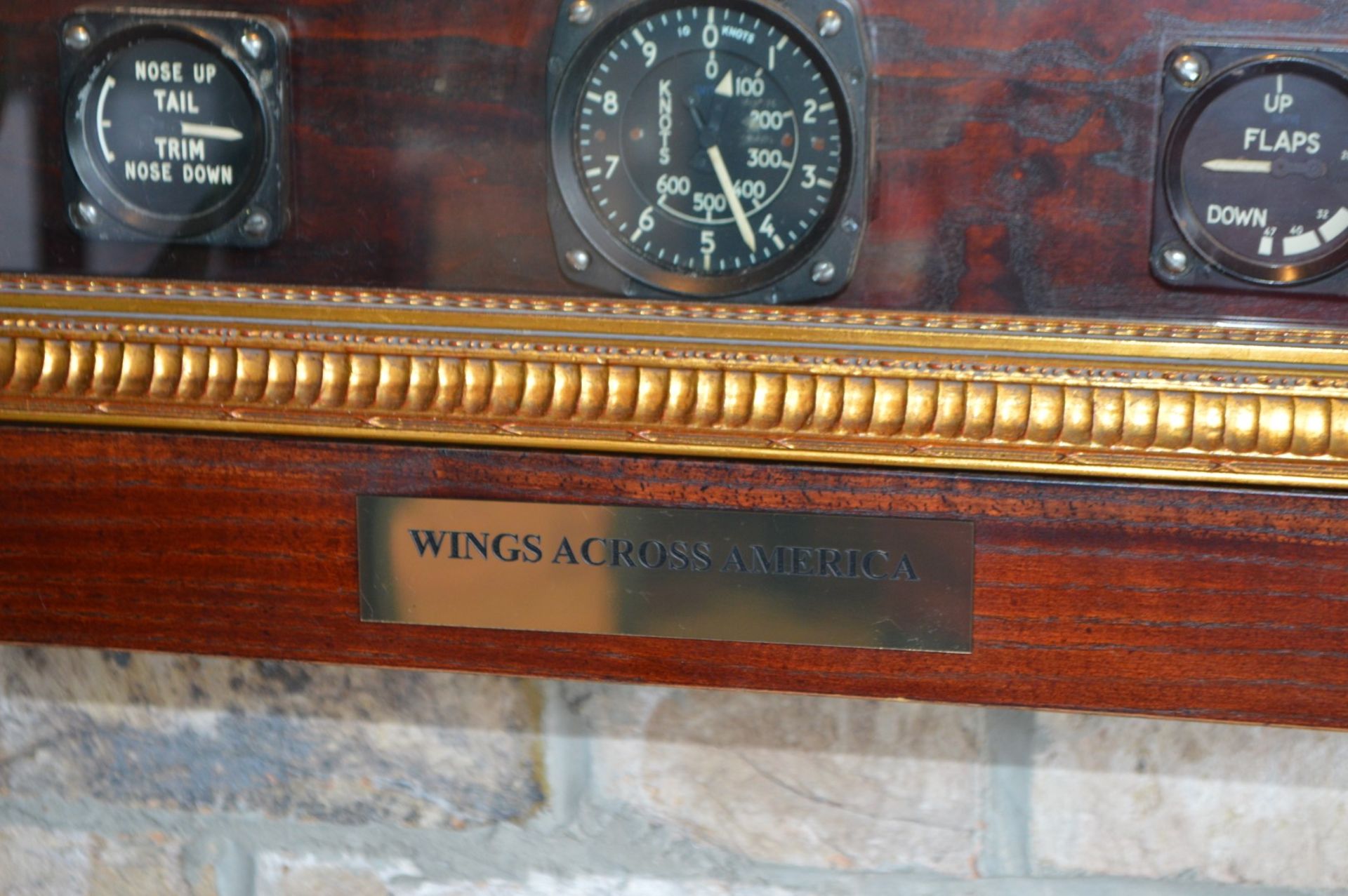 1 x Americana Wall Mounted Illuminated Display Case - WINGS ACROSS AMERICA - Includes Various - Image 3 of 7