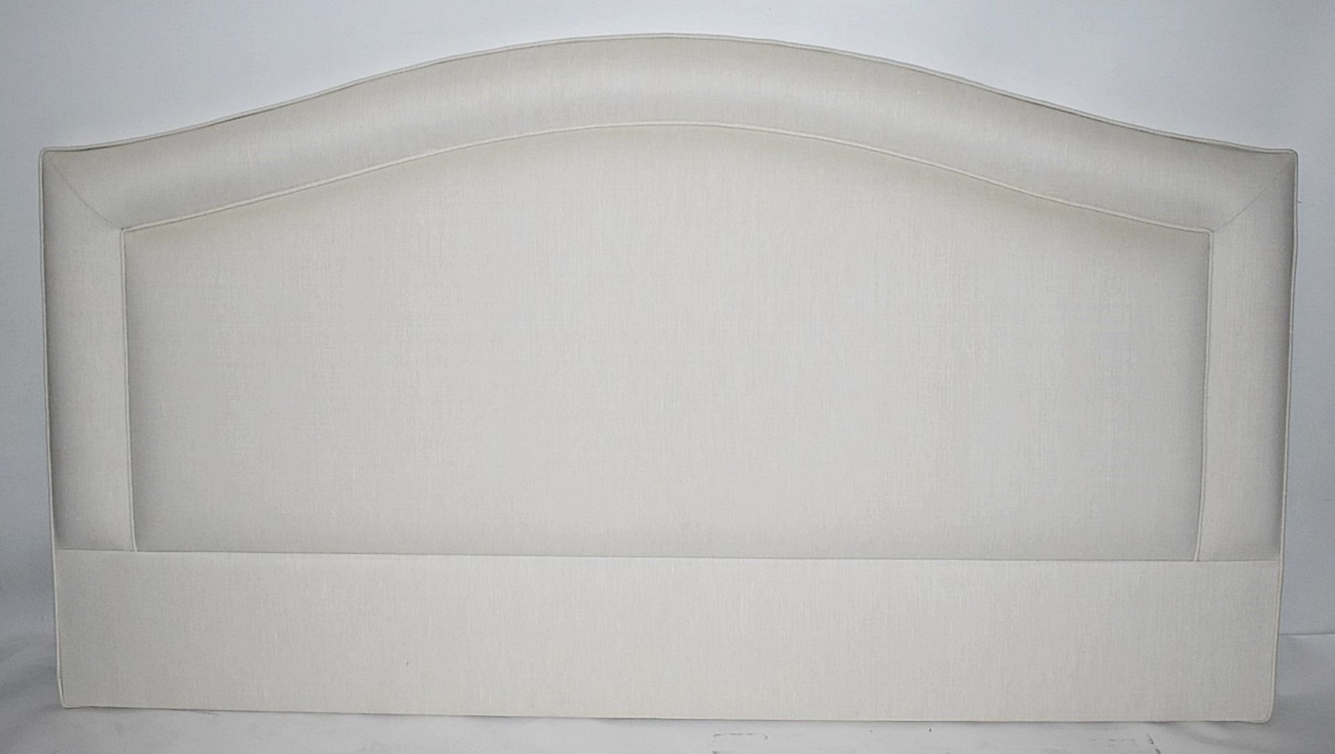 1 x VISPRING 'Artemis' King Size 150cm Headboard In A Pale Cream Pulled Cotton Fabric - RRP £970.00 - Image 2 of 7