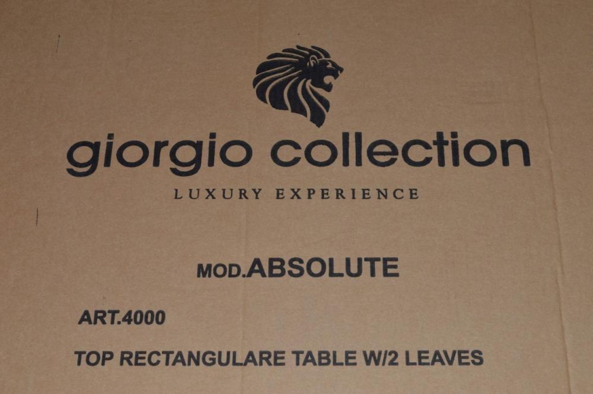 1 x Giorgio Absolute Dining Extension Table 4000 – Mako Japanese Tamos Burl Veneer With a High Gloss - Image 4 of 24