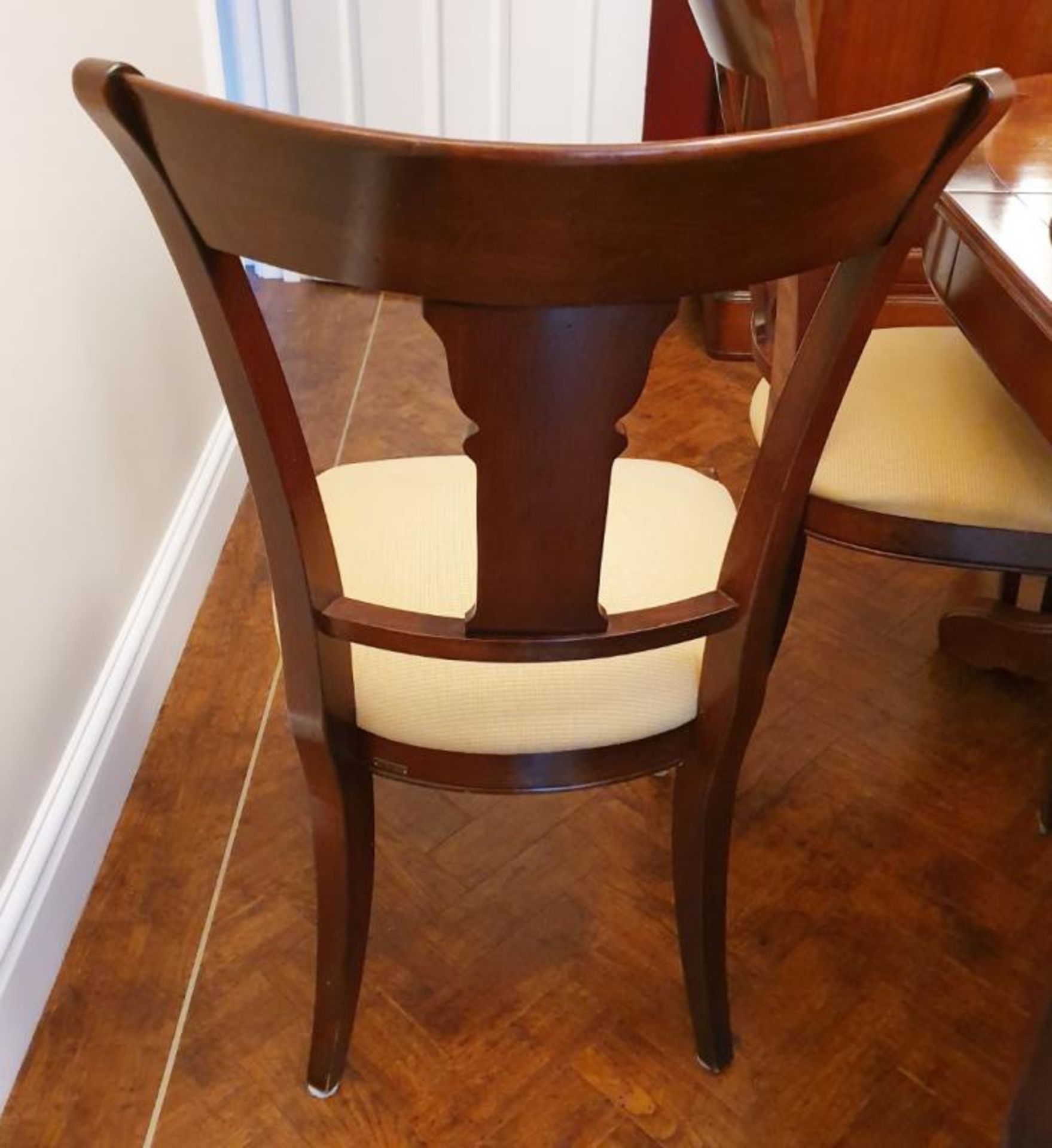 1 x GRANGE Dining Table in Solid Cherry Wood with 8 Matching Chairs - CL473 - Location: Bowdon WA14 - Image 11 of 18