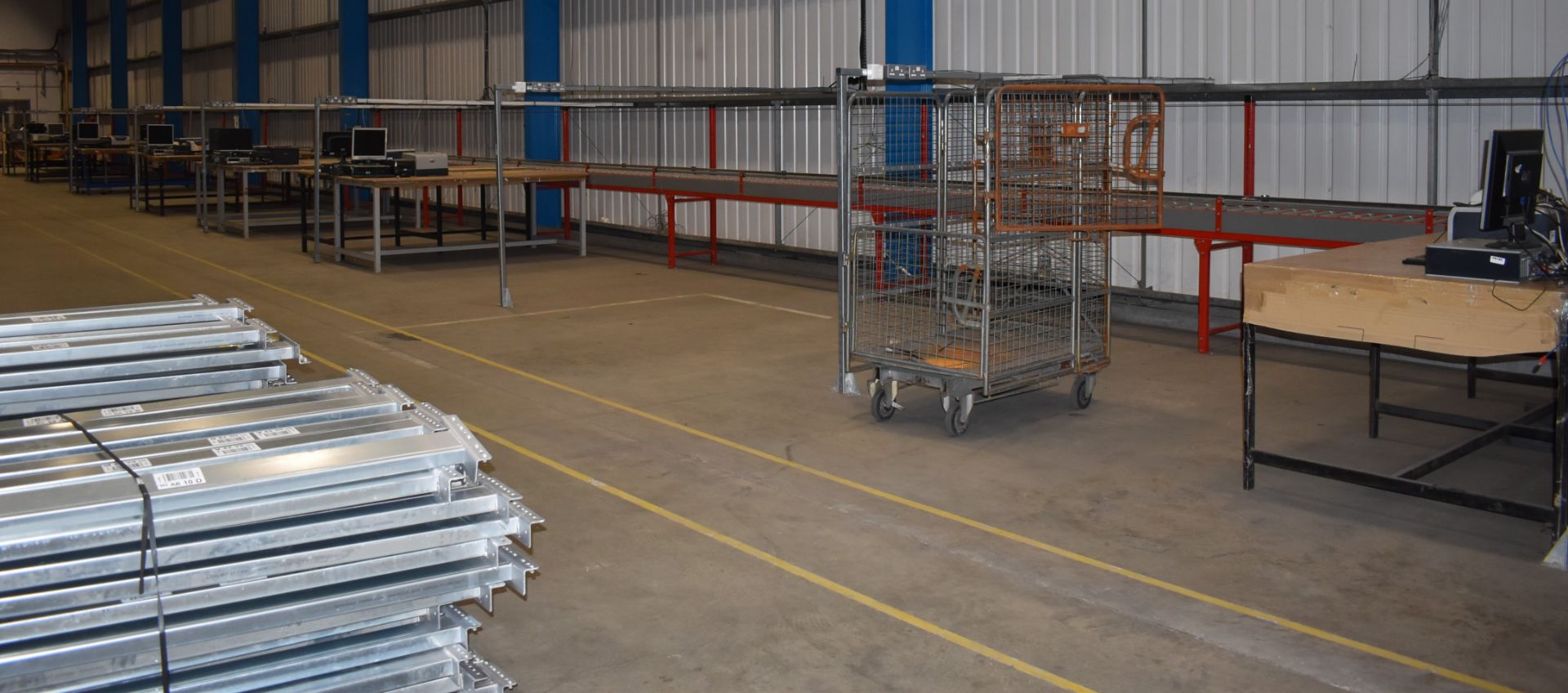 1 x Powered Conveyor Roller System - To Be Removed From Distribution Centre - Approx 140ft in Length - Image 2 of 22