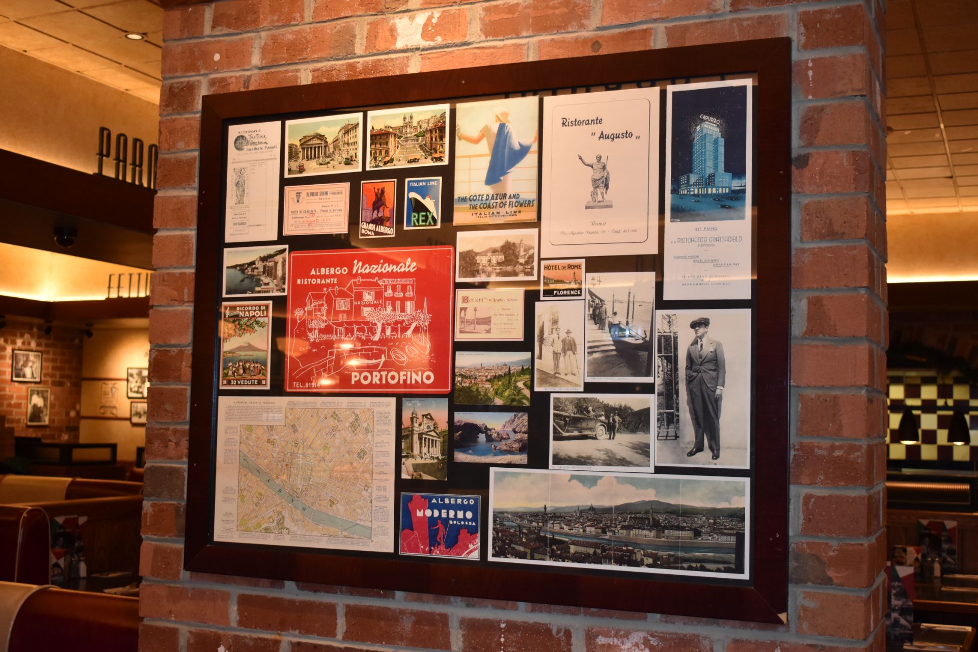 Approx 70 x Framed Pictures From American Italian Themed Restaurant - Various Sizes Included - CL470 - Image 27 of 40