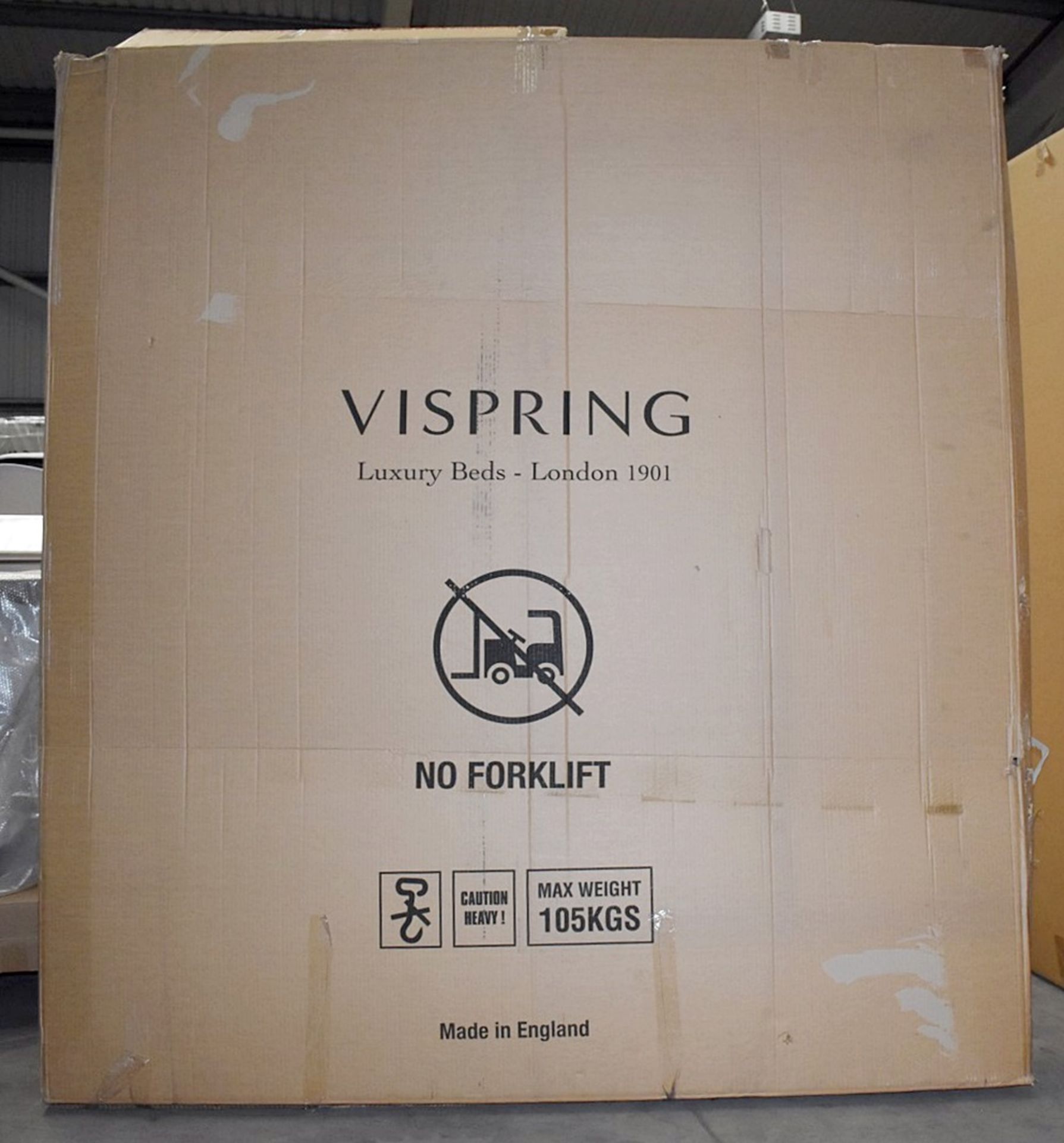 1 x VISPRING 'Regal Superb' Super-King Mattress With A VISPRING Prestige Double Divan Bed Base 180x2 - Image 2 of 11