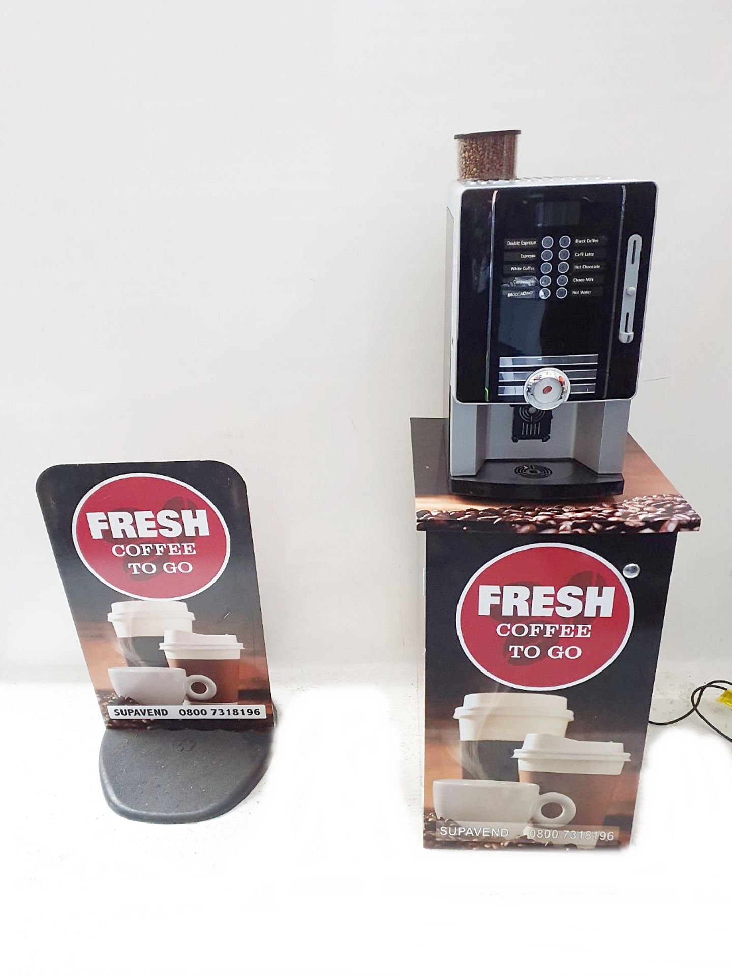 1 x Rheavendors eC Commercial Coffee Machine With Stand and Sign - Ref: LD439 - CL445 - WA14