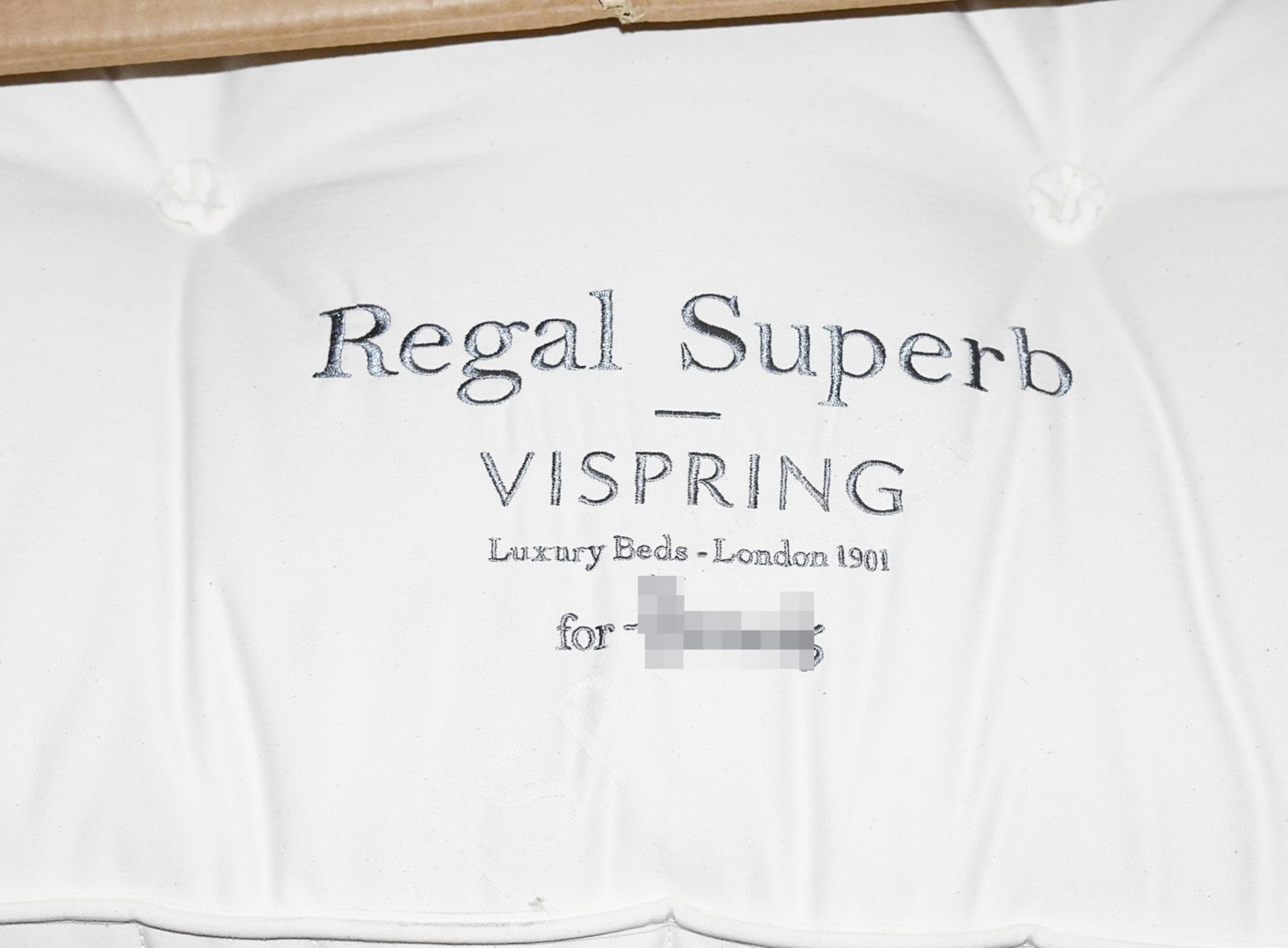 1 x VISPRING 'Regal Superb' Super-King Mattress With A VISPRING Prestige Double Divan Bed Base 180x2 - Image 4 of 11