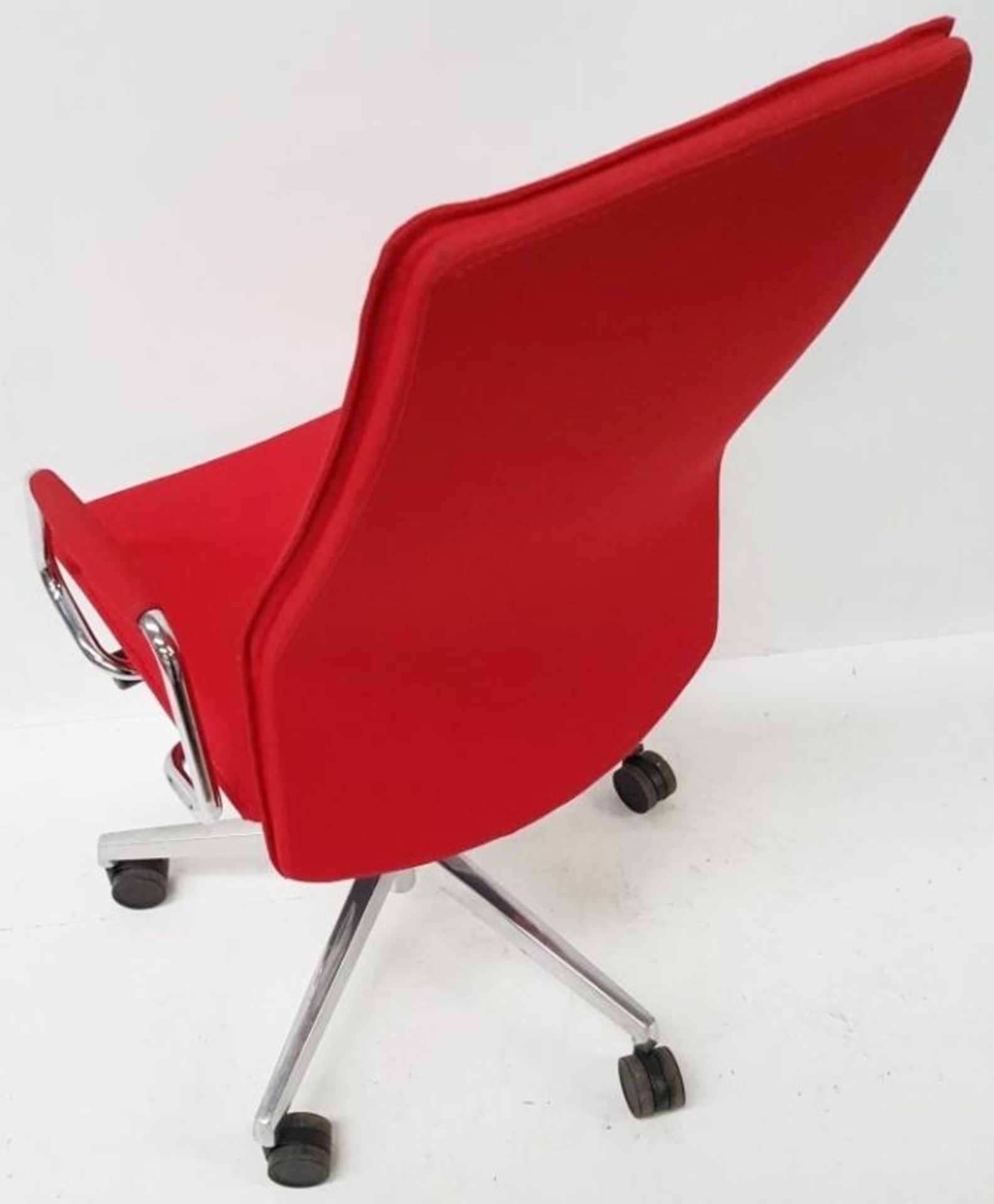 1 x 'Sven Christiansen' Premium Designer High-back Office Chair In Red (HBB1HA) - Used, In Very Good - Image 2 of 7