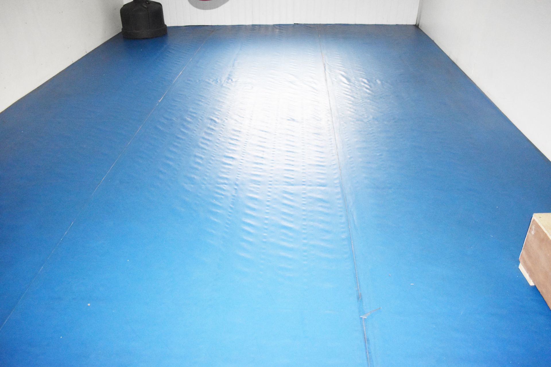 1 x Martial Arts Padded Floor With Easy Clean Surface - Good Condition - Total Width 420cms x