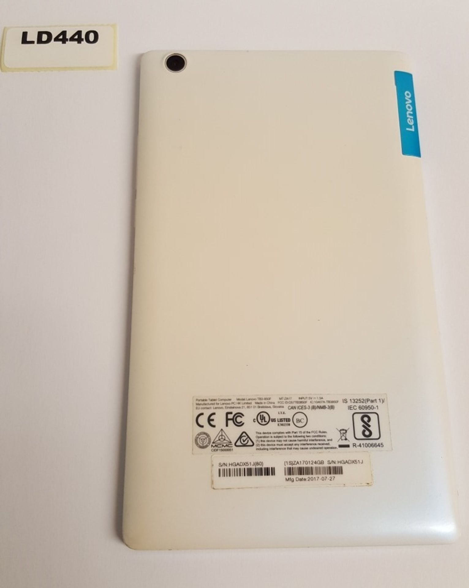 1 x Lenovo Tab 3 TB3-850F 2GB 16GB 8 Inch Android 6.0 Tablet - LD440 BR - CL461 -Location:Altrincham - Bild 2 aus 3