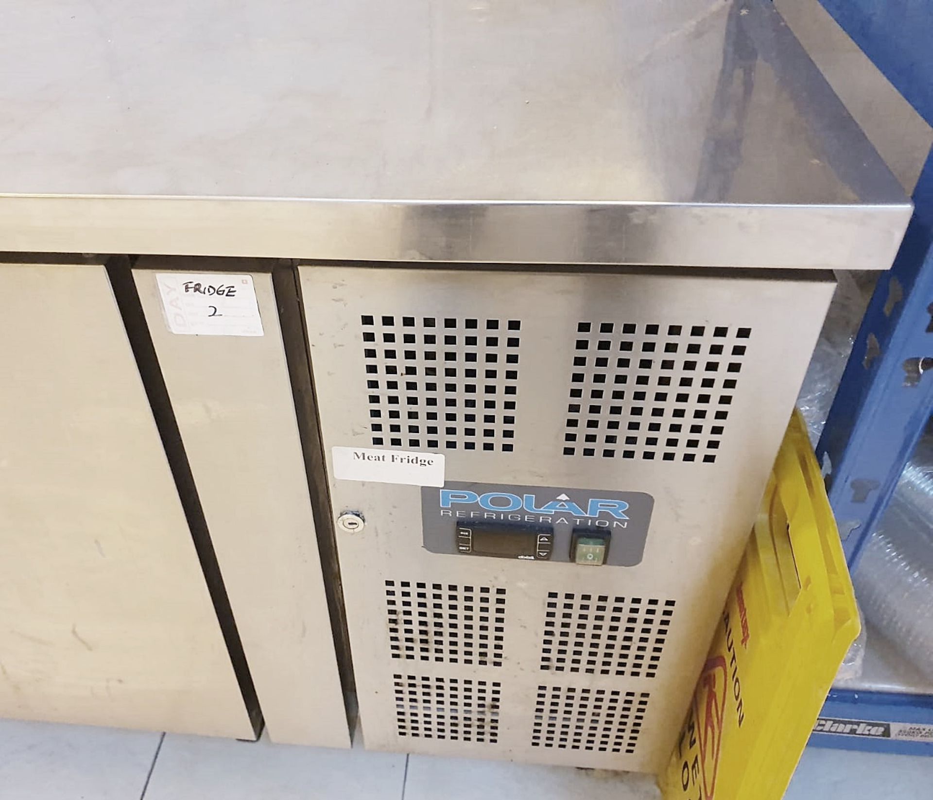 1 x Polar Stainless Steel 4-Door Counter Freezer 553 Ltr. Model: G601 **£5 Start - No Reserve** - Image 2 of 7