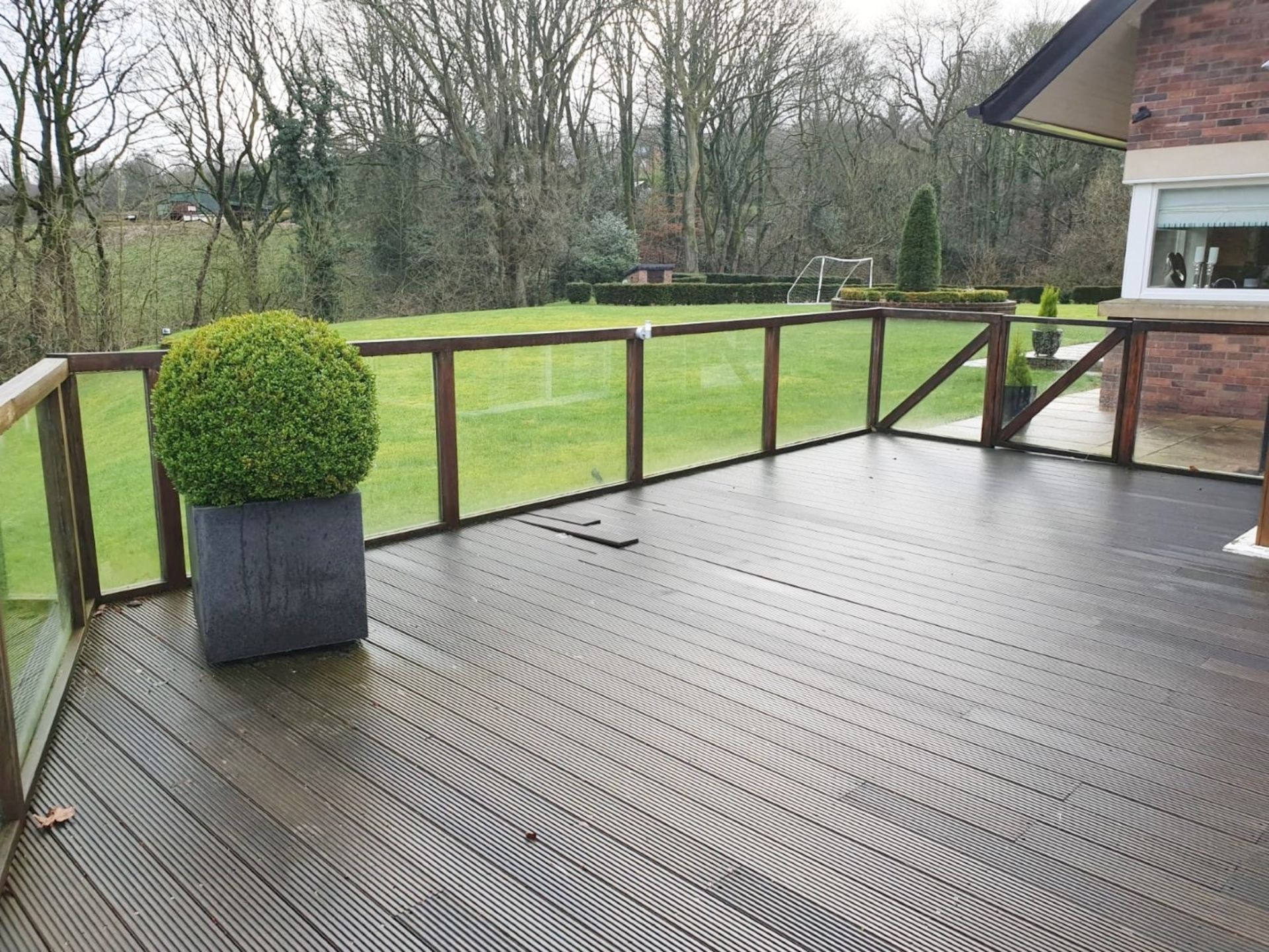 Large Quantity Of Outdoor Timber Decking & Glazed Balustrade - CL487 - Location: Wigan WN1 *NO VAT* - Image 8 of 21
