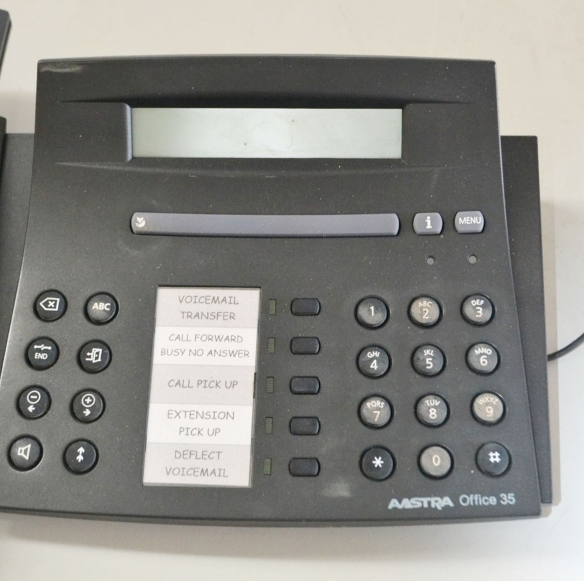 12 x Aastra Office 35 Digital Telephone Handsets Finished In Titanium Grey - Ref: LD378 - CL409 - - Image 4 of 9