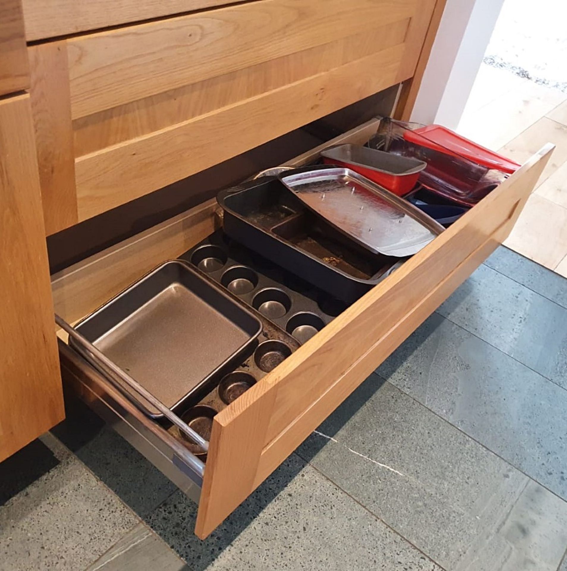 1 x Solid Oak Fitted Kitchen With Intergrated Miele Appliancess - CL487 - Location: Wigan *NO VAT* - Image 57 of 82