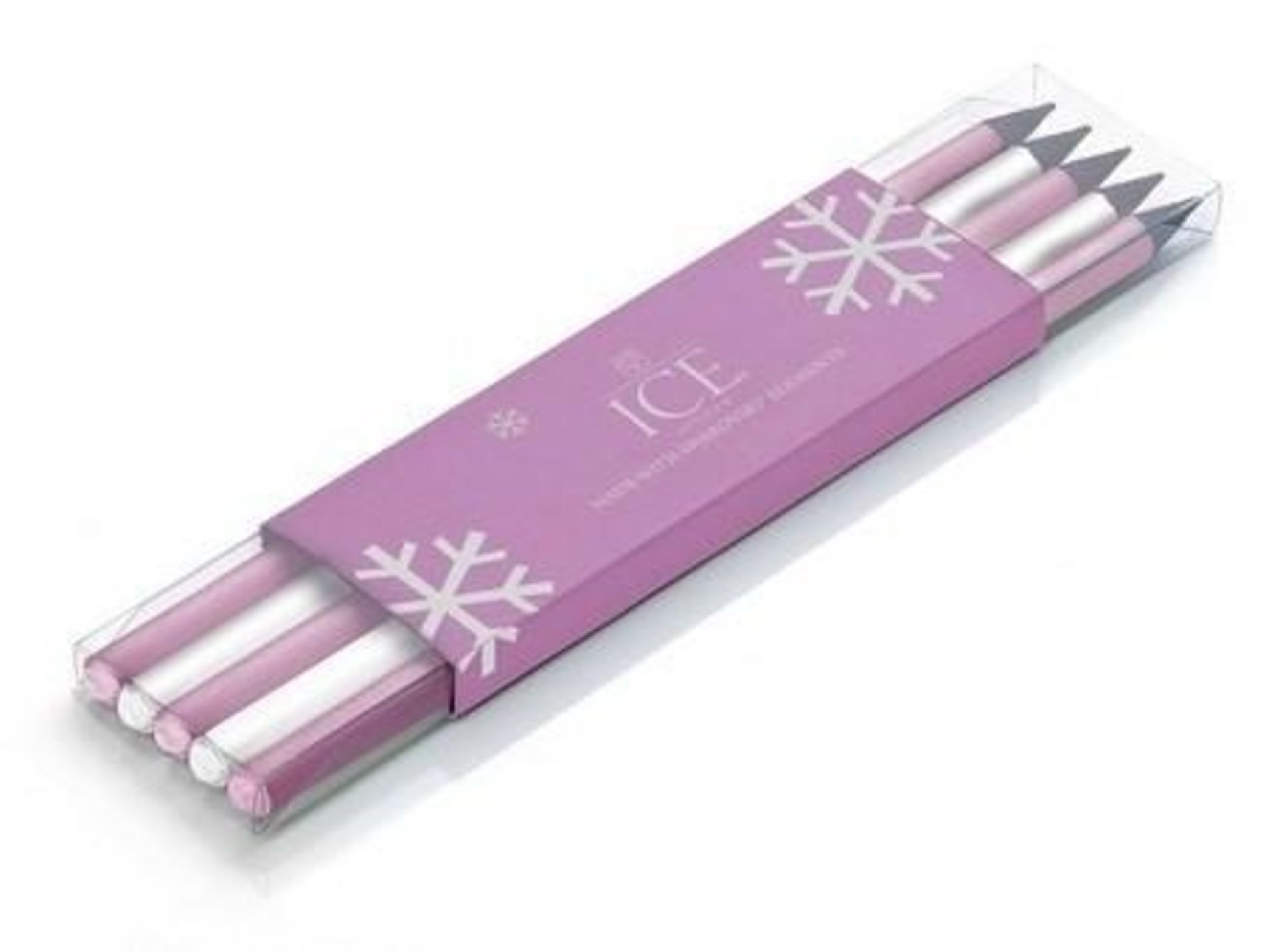 10 x ICE London Christmas Pencil Sets - Colour: PINK - Made With SWAROVSKI® ELEMENTS - Each Set Cont - Image 2 of 4