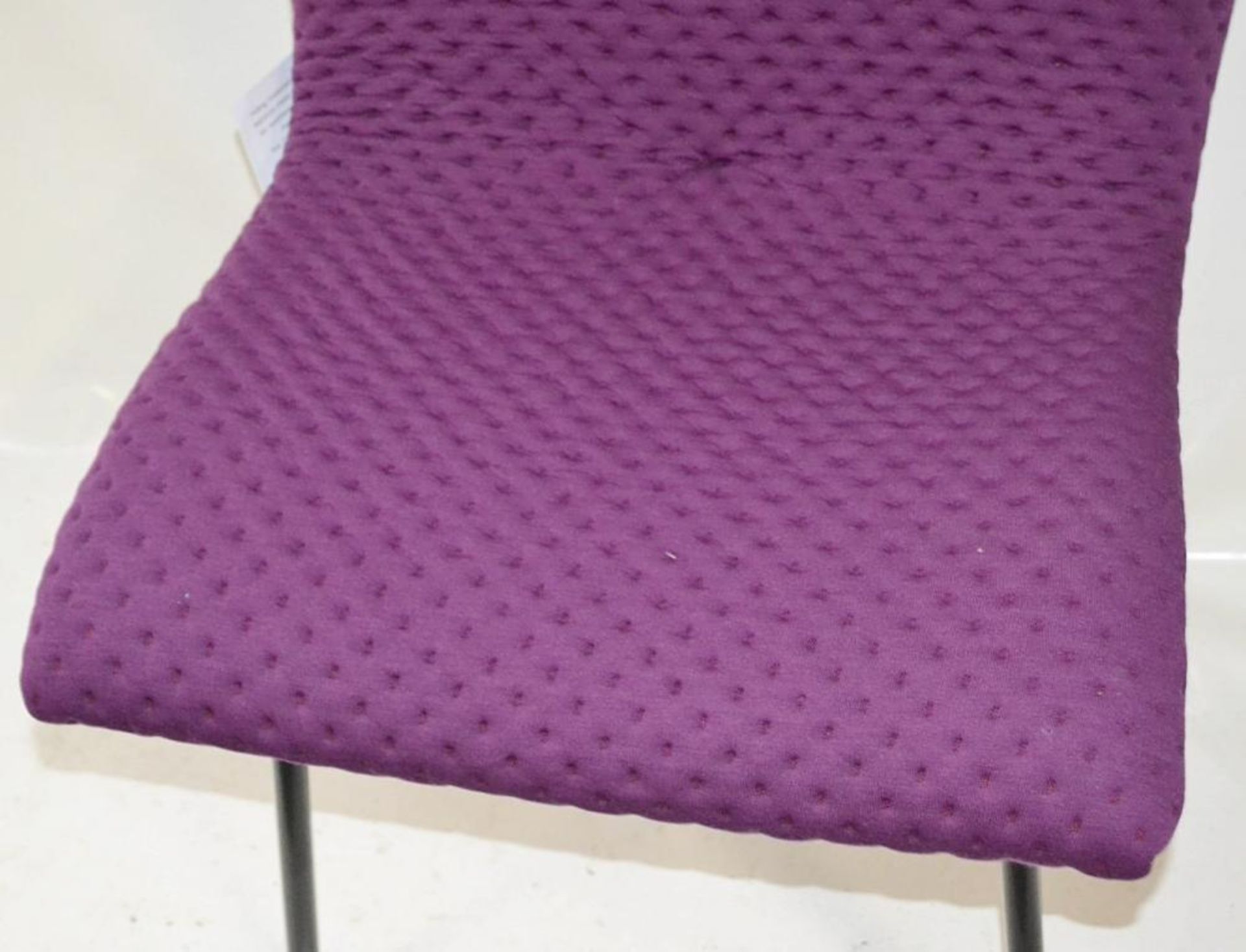 1 x Ligne Roset 'Calin' Chair - Features Bright Purple Upholsterey - Made In France - Ref: 6206608 P - Image 3 of 7