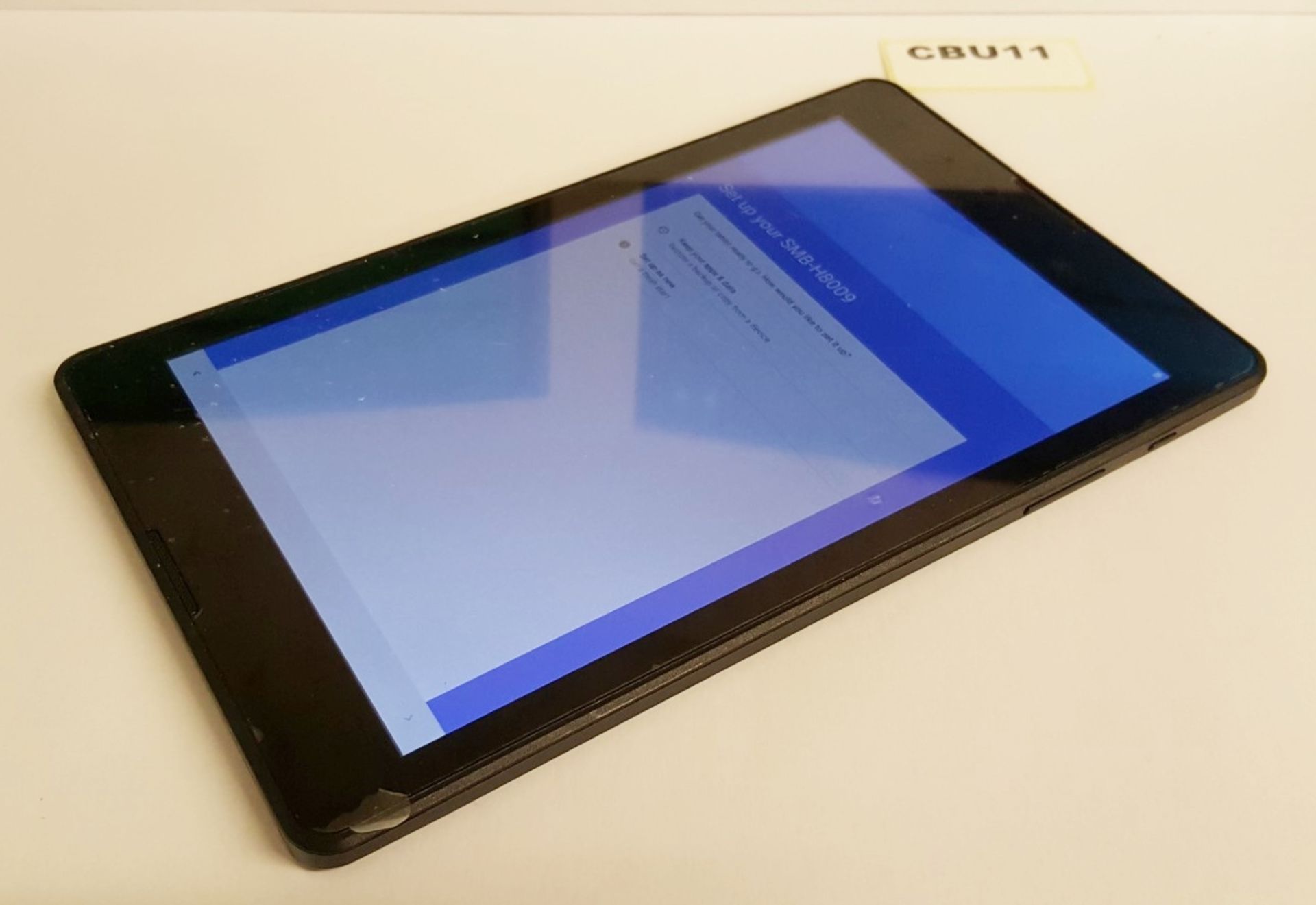 1 x Android SMB-H8009 Tablet - 16GB, WIFI, BLACK, 8.0 " - Ref CBU11