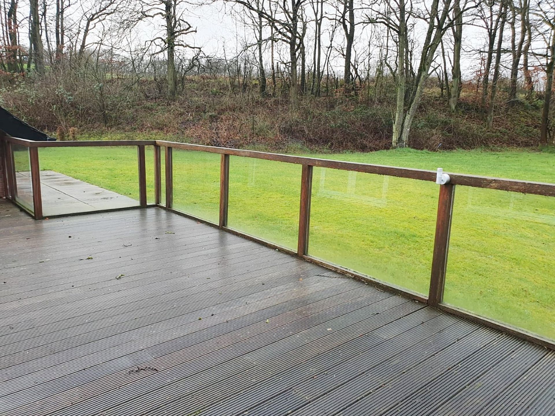 Large Quantity Of Outdoor Timber Decking & Glazed Balustrade - CL487 - Location: Wigan WN1 *NO VAT* - Image 13 of 21