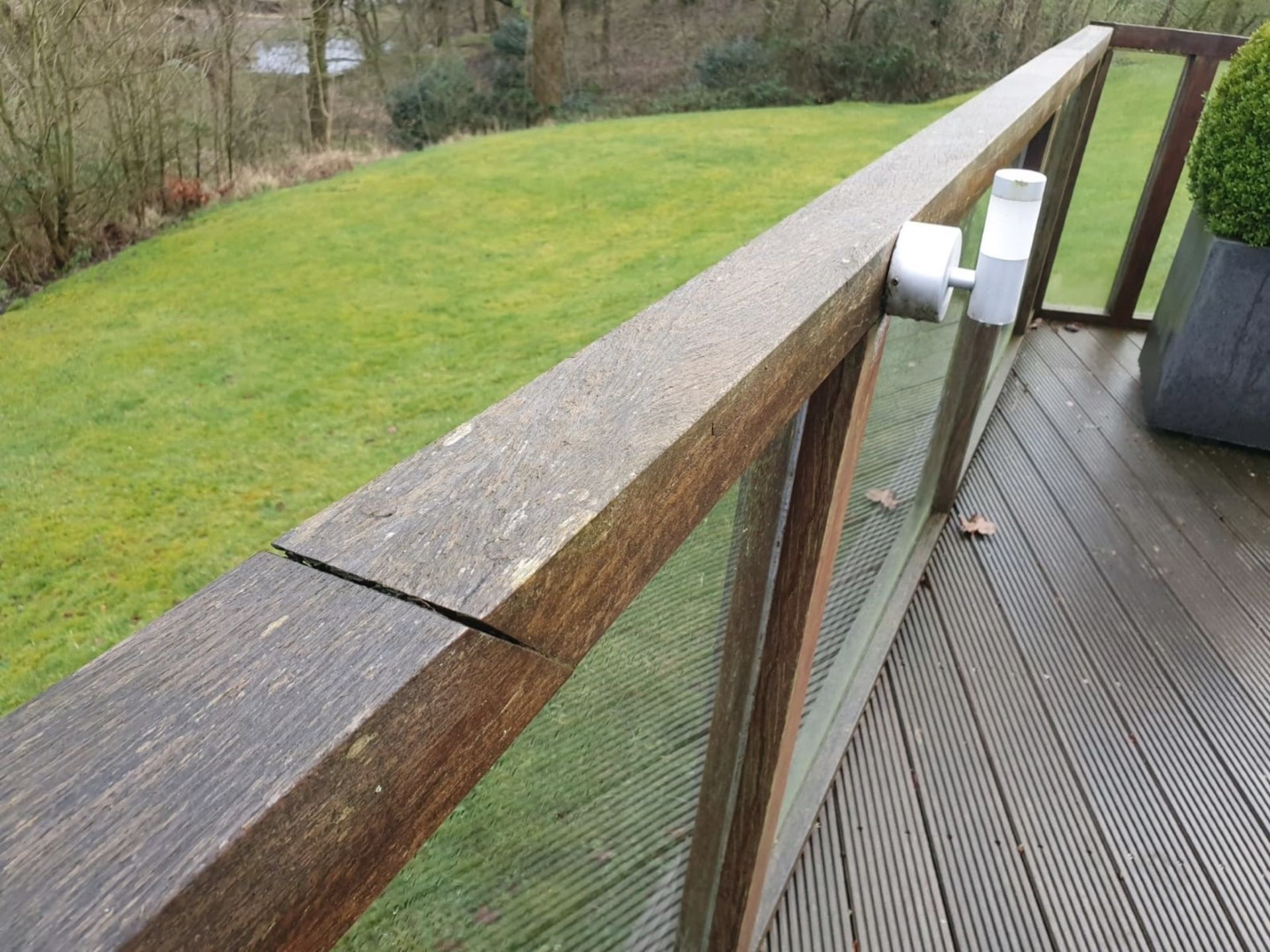 Large Quantity Of Outdoor Timber Decking & Glazed Balustrade - CL487 - Location: Wigan WN1 *NO VAT* - Image 7 of 21