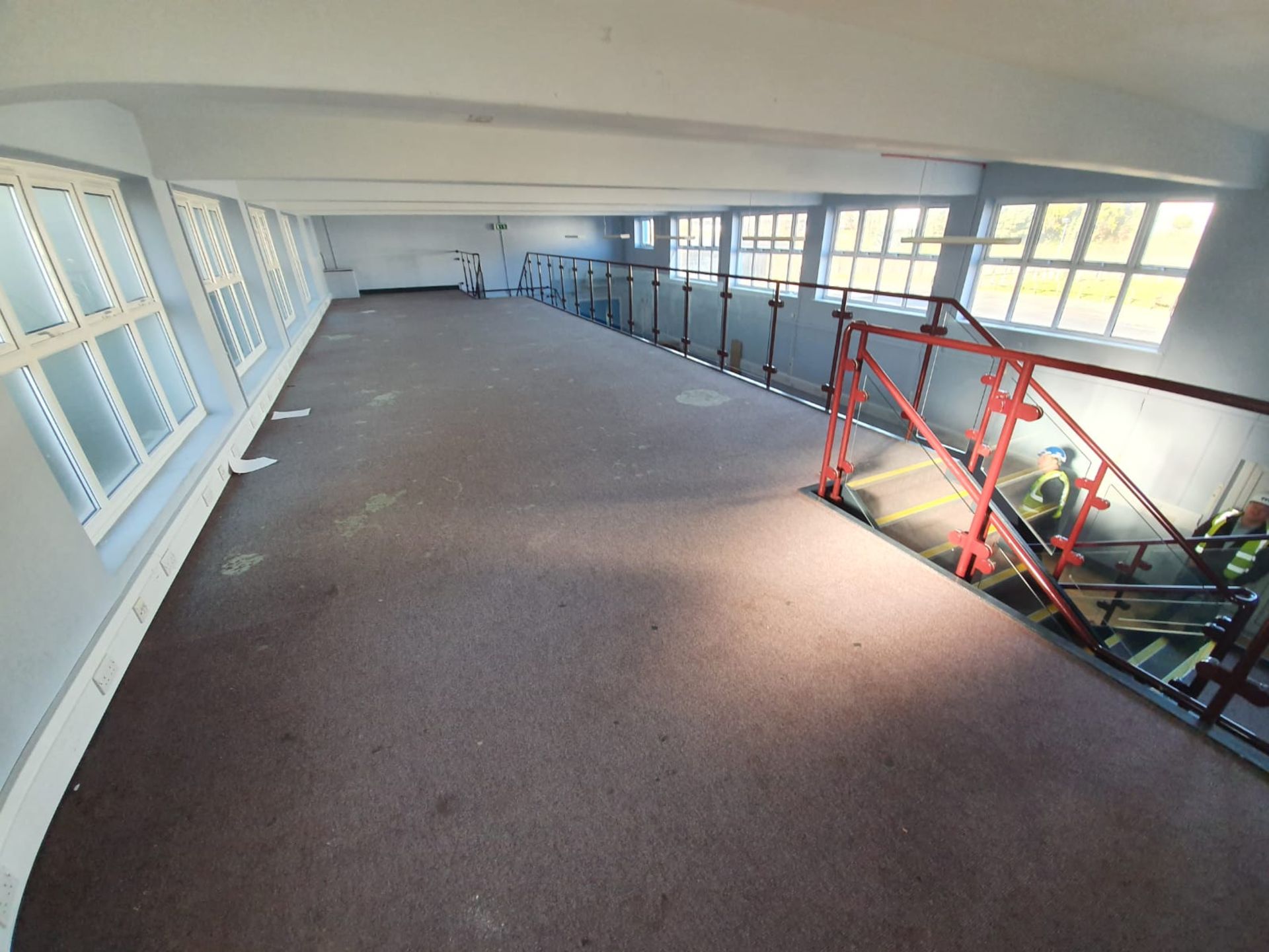 1 x Mezzanine Floor With Two Sets of Floating Stairs and Glazed Safety Panels With Hand Rails - From - Image 16 of 18