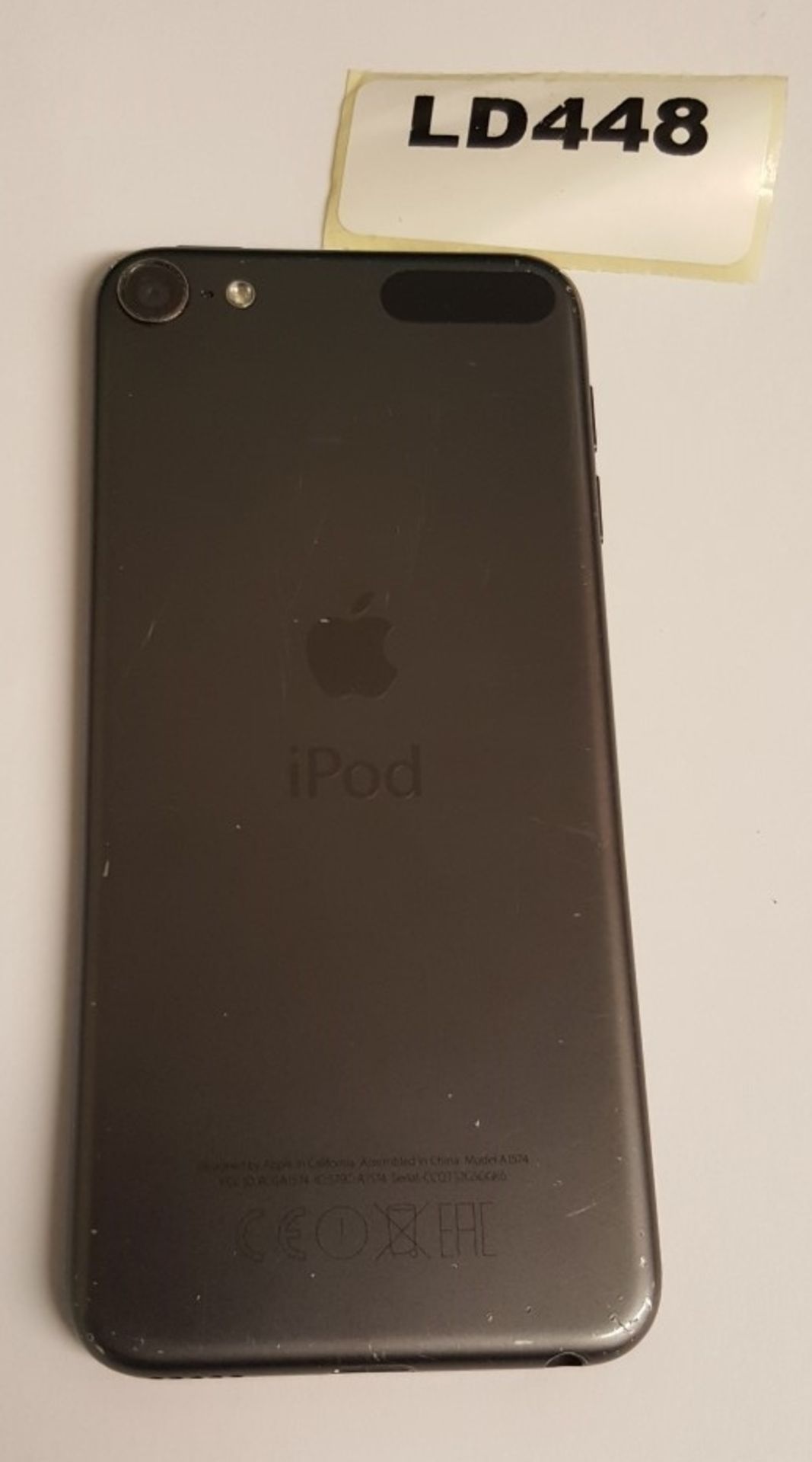 1 x APPLE IPOD TOUCH 6th GEN 16GB IN Dark Space Gray A1574 - LD448 BR - CL461 - Location: Altrincham - Image 3 of 4