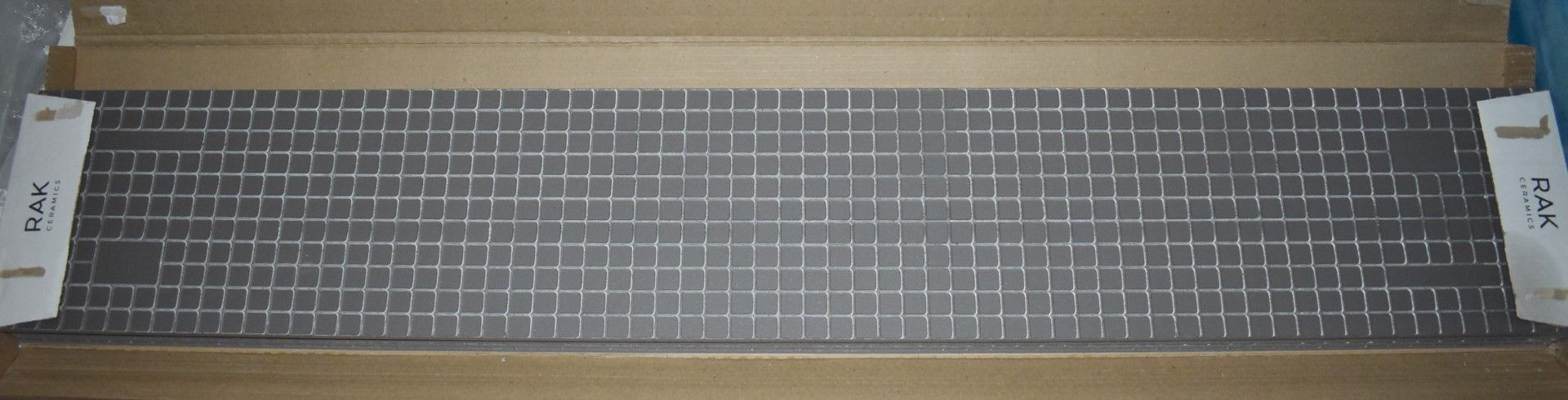 12 x Boxes of RAK Porcelain Floor or Wall Tiles - M Project Wood Design in Dark Grey - 19.5 x 120 cm - Image 5 of 8