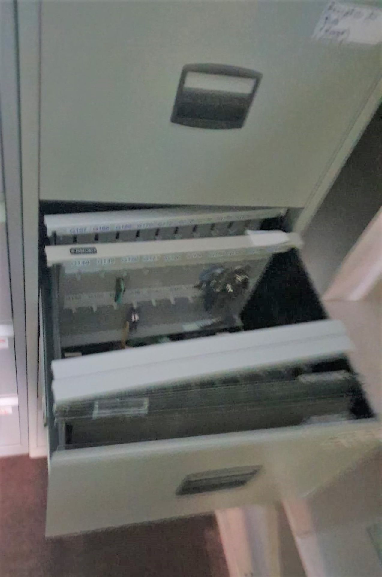 2 x Filing Cabinet Security Safes With Internal Key Organisers - CL483 - Location: Folkestone - Image 2 of 2