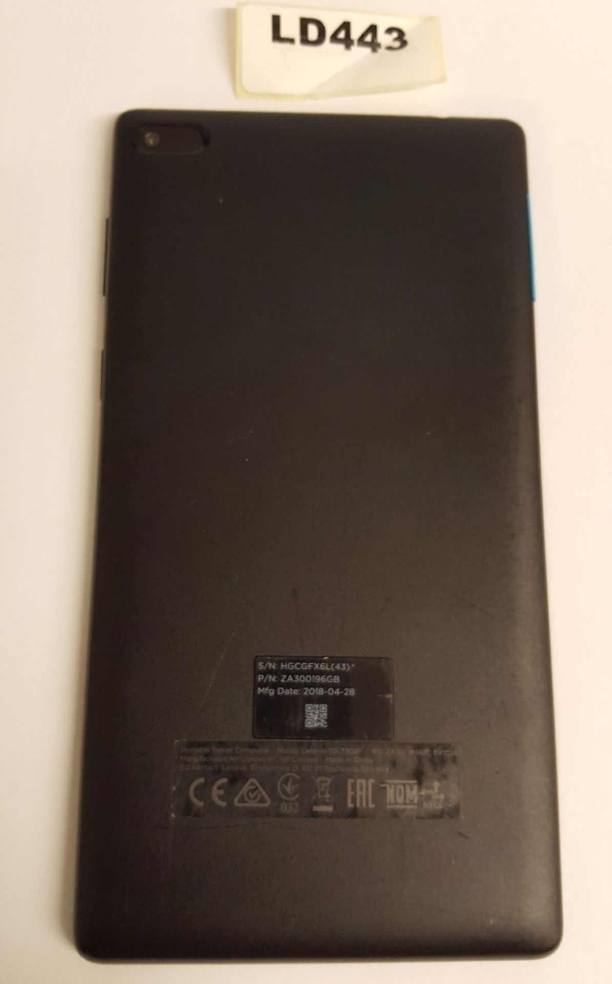 1 x Lenovo Tab 7 TB-7304F 7-inch Tablet Quad Core Processor, 1GB RAM, 16GB Storage - LD443 BR - Image 3 of 4