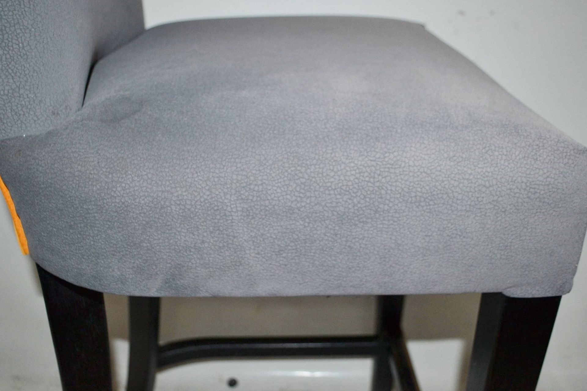 8 x Custom Made Velour Chesney Bar Stools - Ref: BLT389, BLT390 - CL458 - Location: WA14 - Image 10 of 18